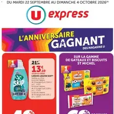 U Express catalogue - Prévisualisation du catalogue valable à partir du 22/09/2026