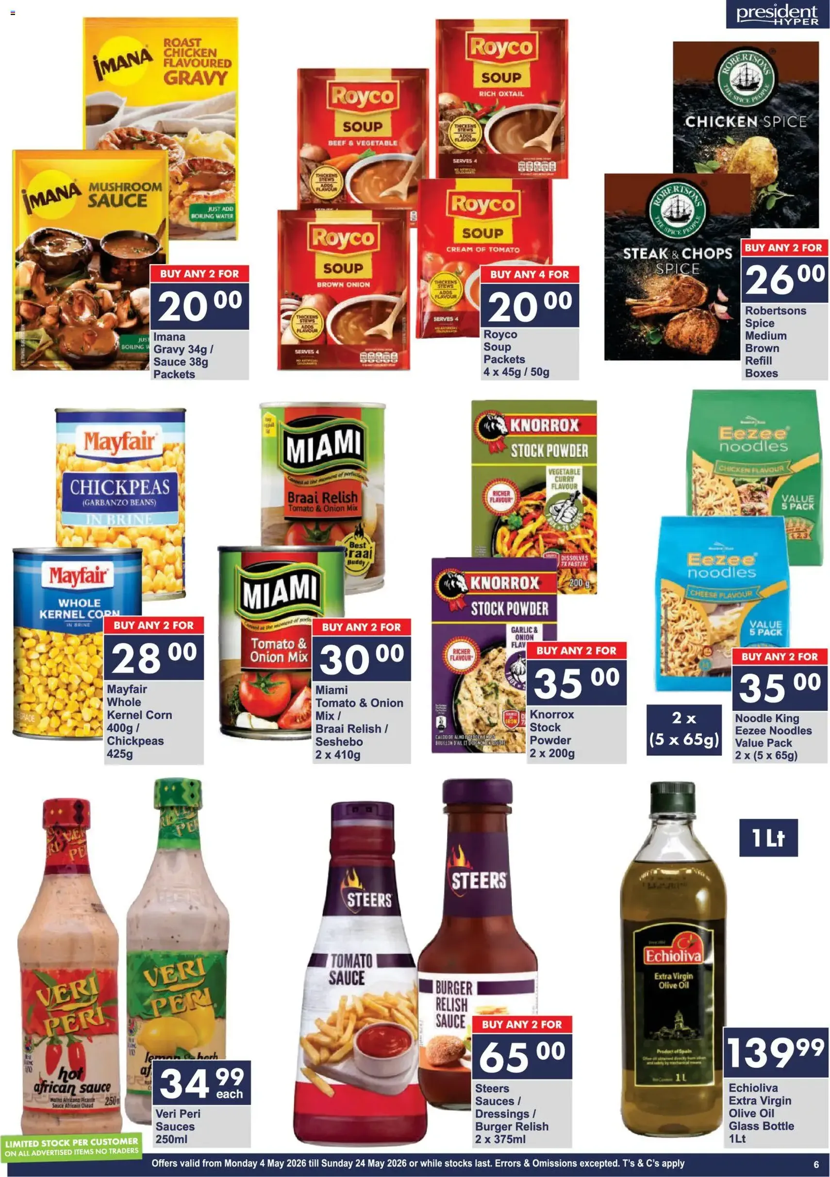 President Hyper Specials - valid flyer from 04/05/2026, page 6 of 8
