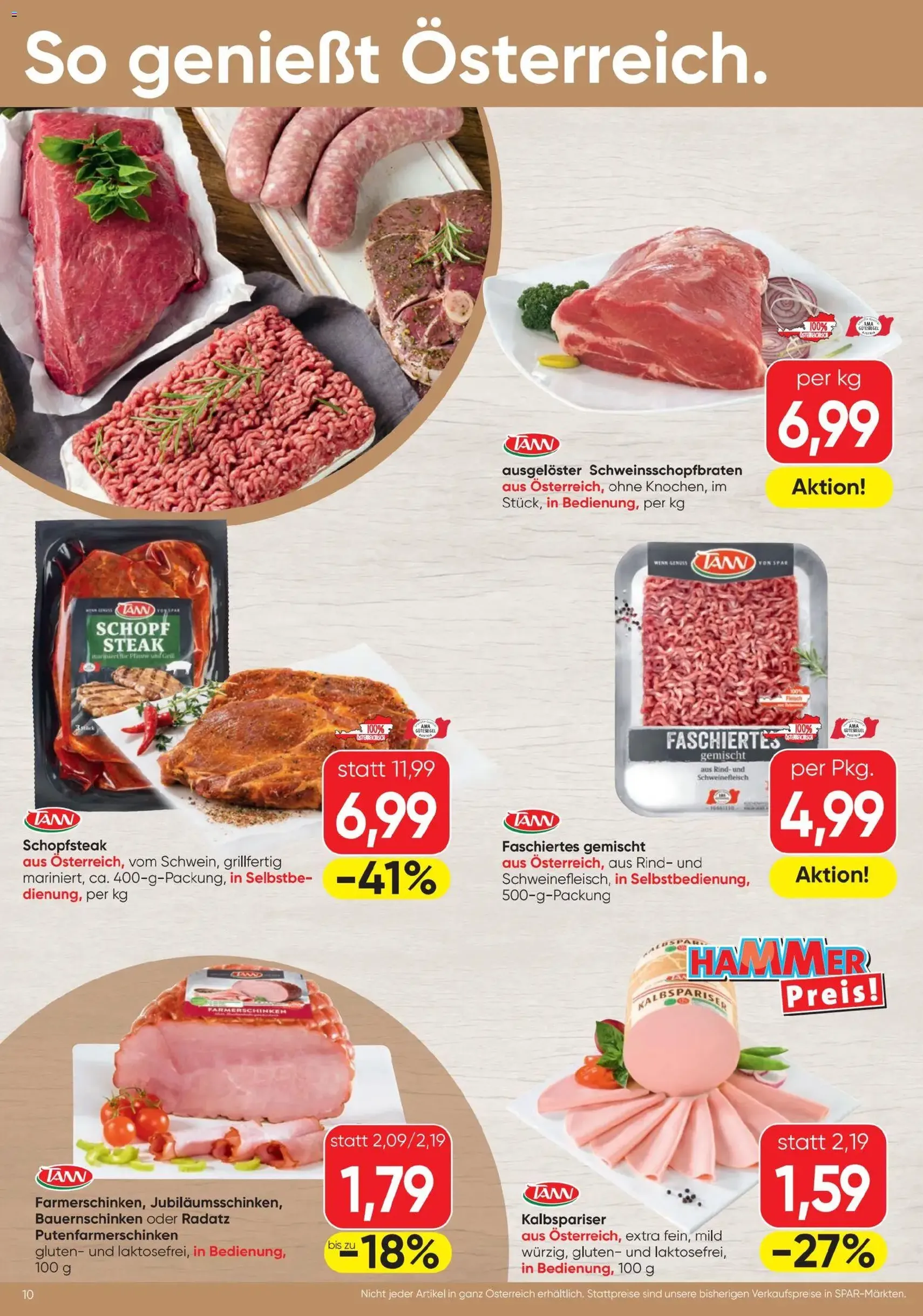 Spar - Flugblatt - Gültiger Prospekt ab 01.07.2026, Seite 10 von insgesamt 24
