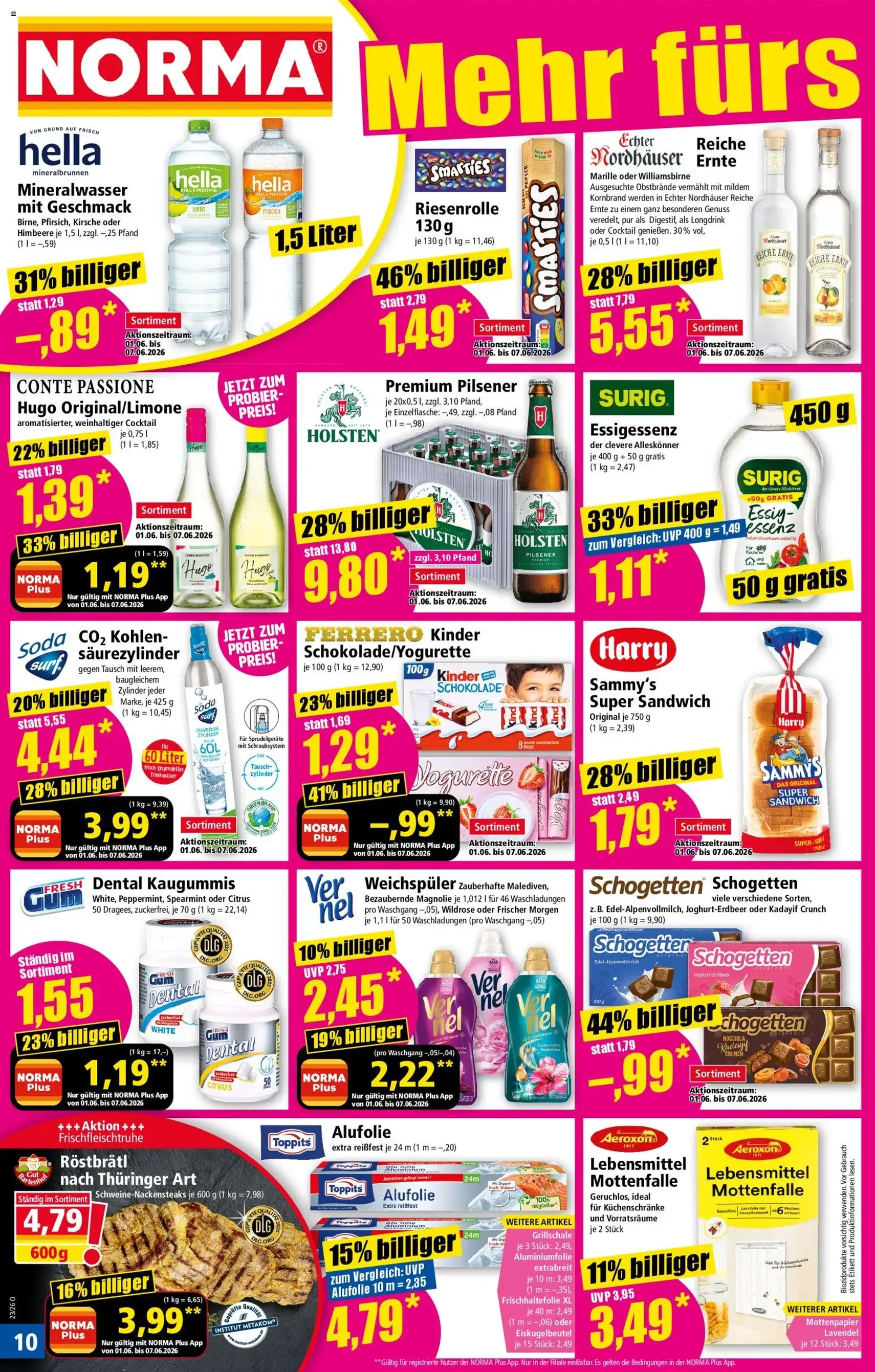 Norma Prospekt - Gültiger Prospekt ab 01.06.2026, Seite 10 von insgesamt 21