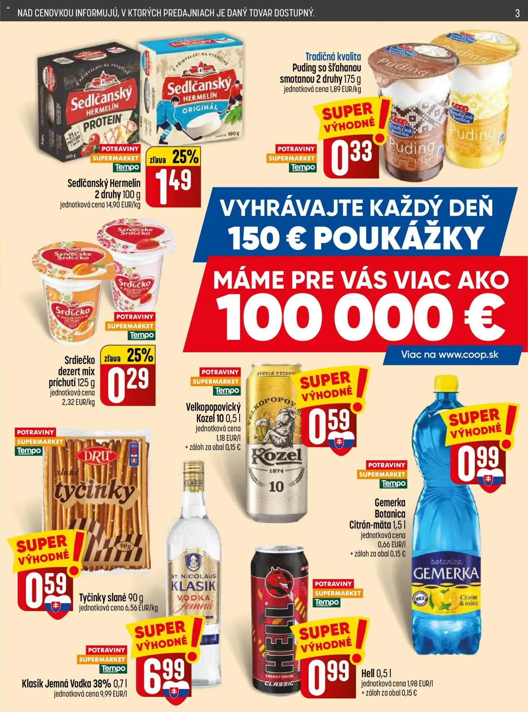 COOP Jednota leták - platný leták od 23.04.2026 strana 3 z 28