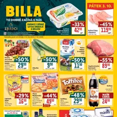 Billa Velký leták - náhled letáku platný od 01.10.2025
