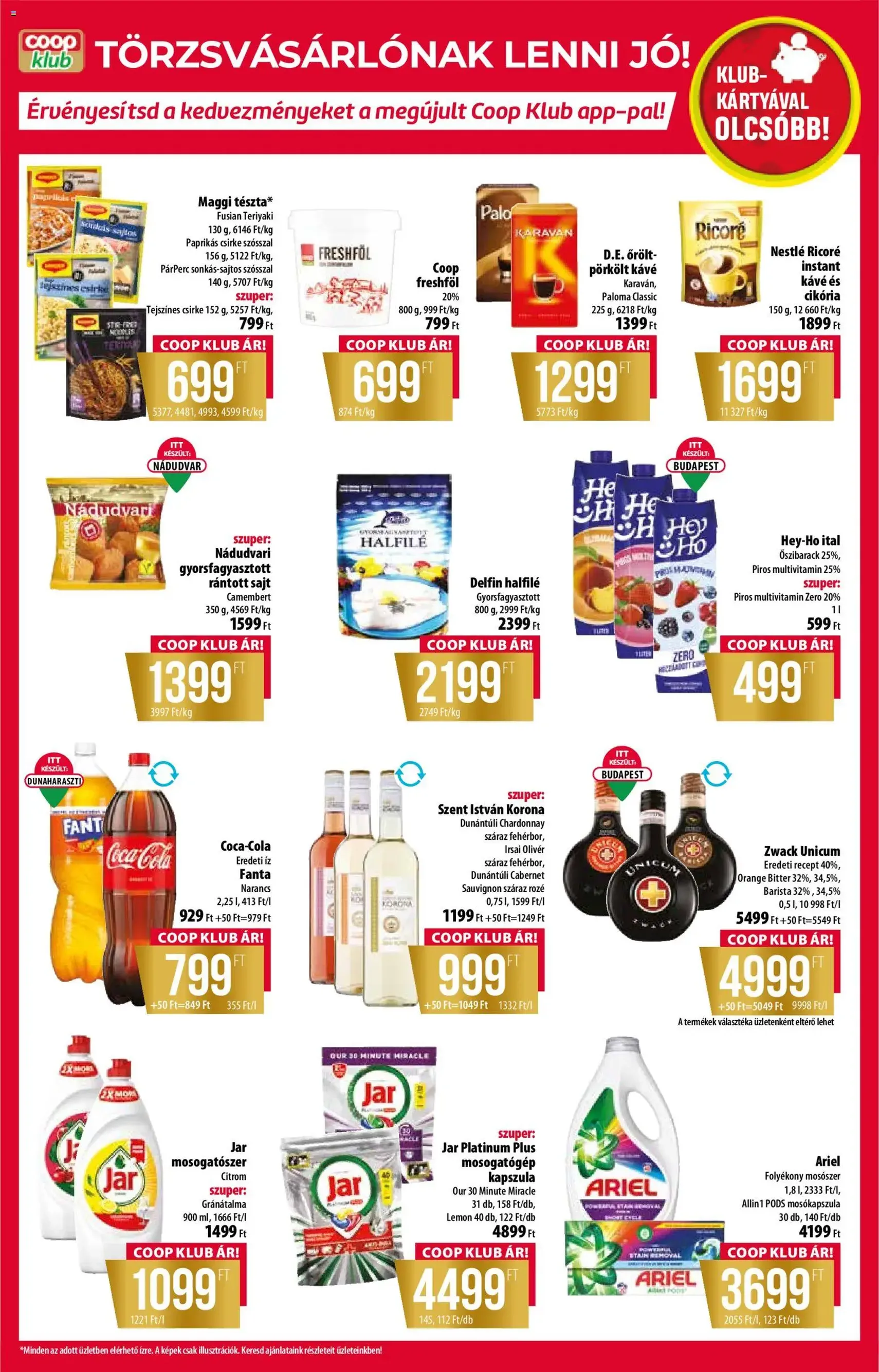 COOP akciós újság - 2026.08.06. érvényes szórólap 8 oldal 12 oldalból