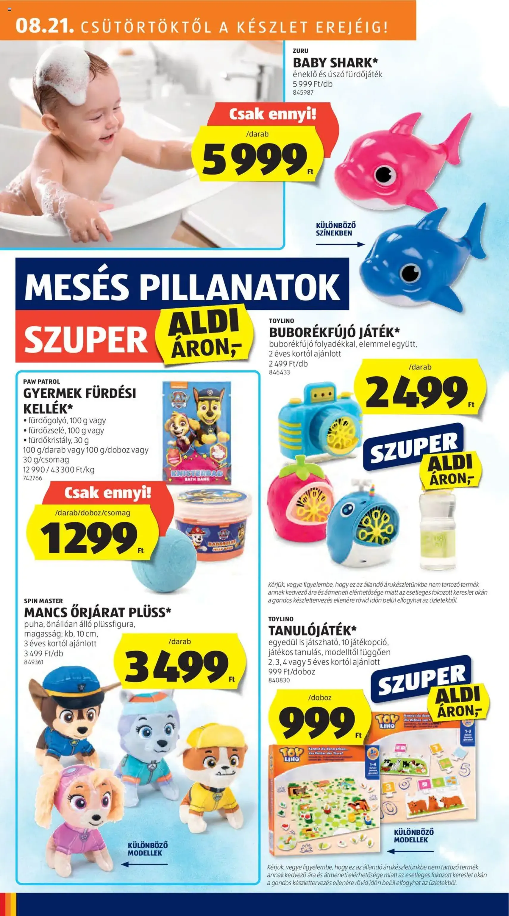 Aldi Akciós újság - 2025.08.21. érvényes szórólap 24 oldal 46 oldalból