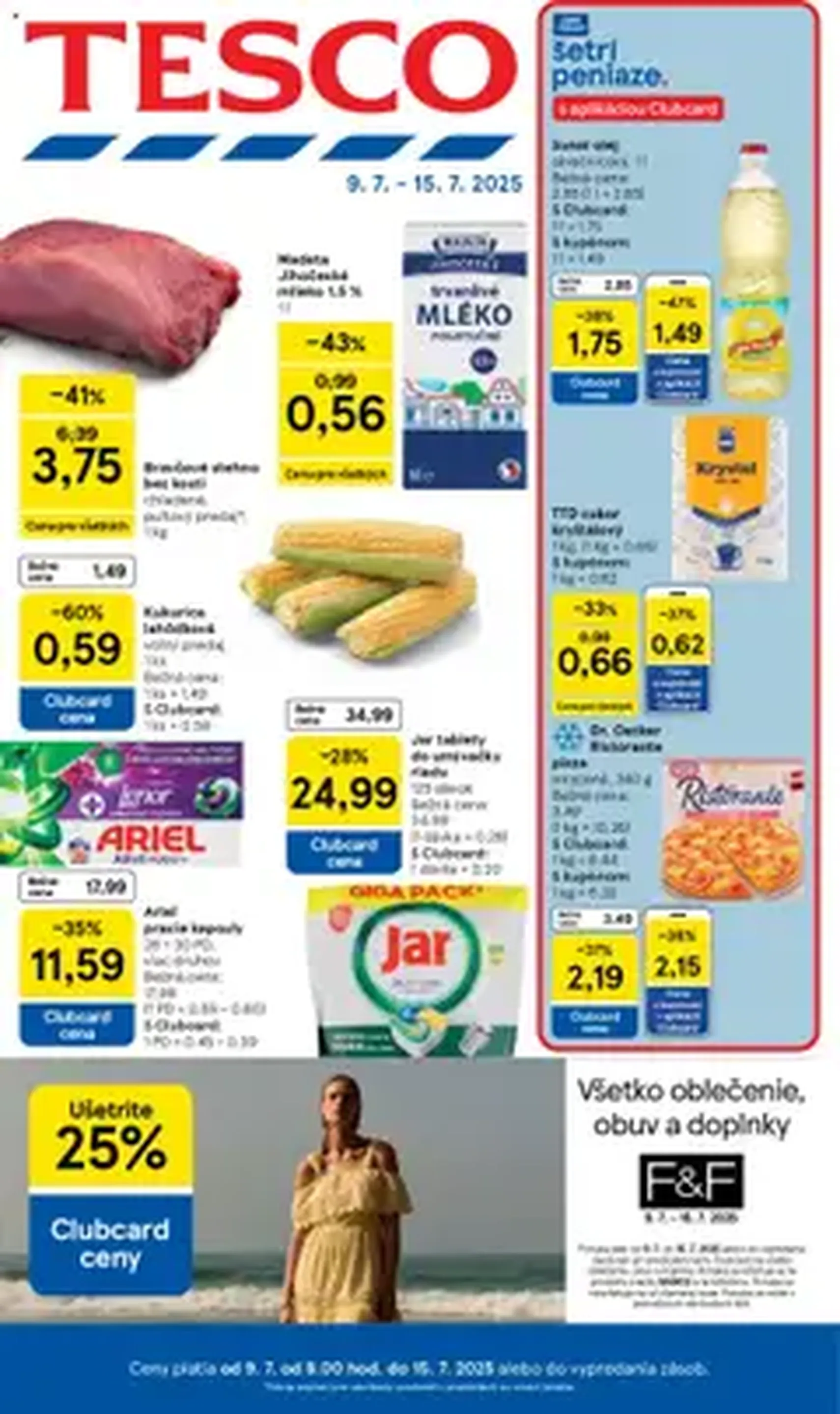 Tesco Hypermarket - leták - platný leták od 09.07.2025 strana 1 z 1