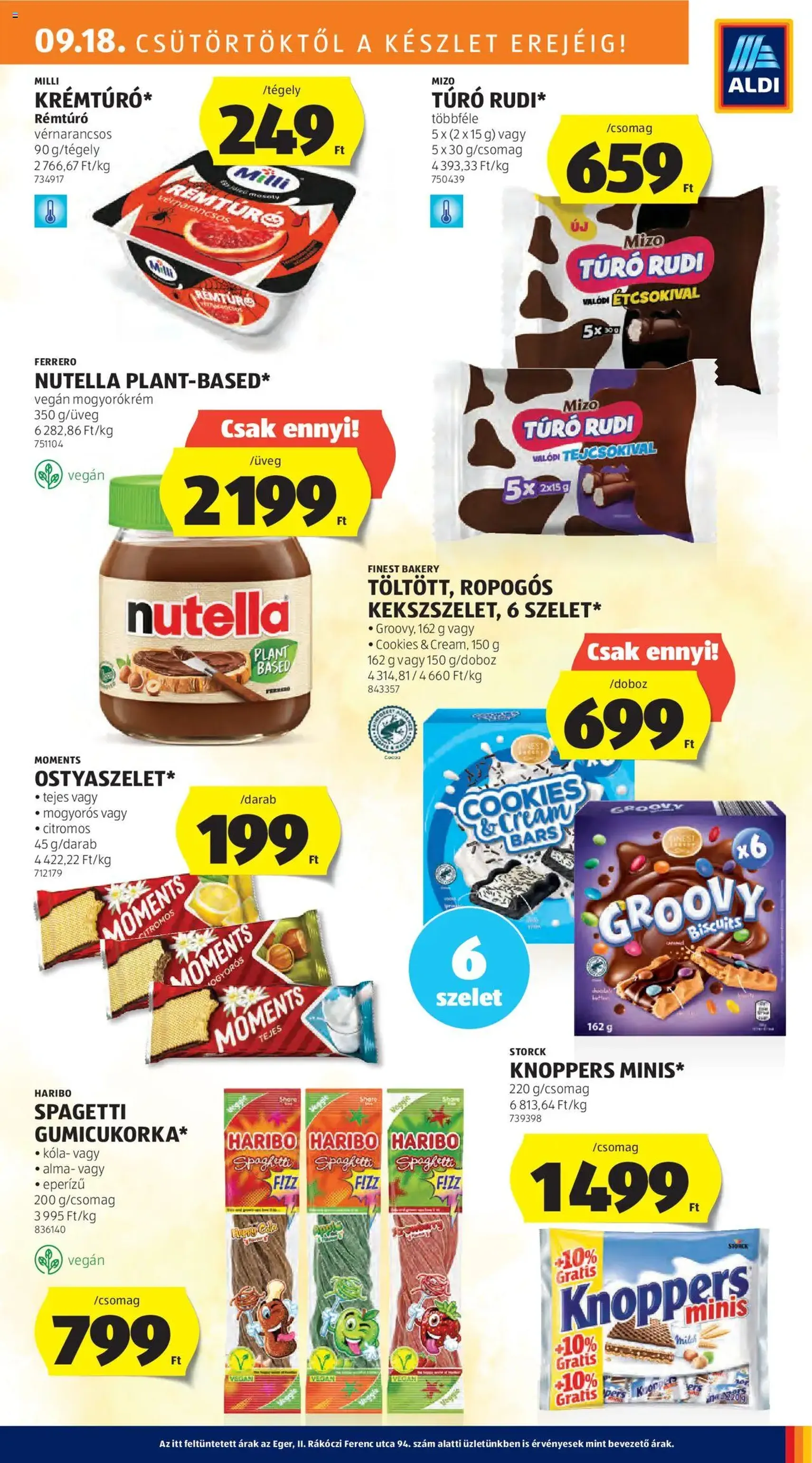 Aldi Akciós újság - 2025.09.18. érvényes szórólap 19 oldal 41 oldalból Aldi Akciós újság - 2025.09.18. érvényes szórólap 19 oldal 41 oldalból