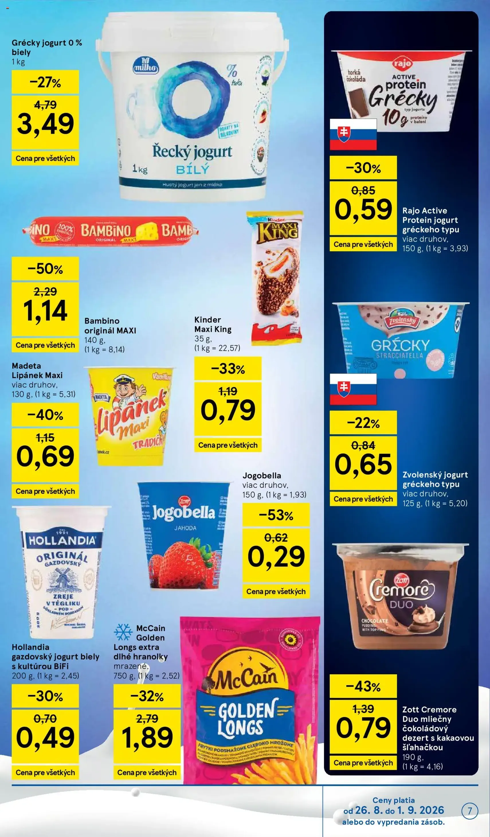 Tesco Hypermarket - leták - platný leták od 26.08.2026 strana 7 z 58