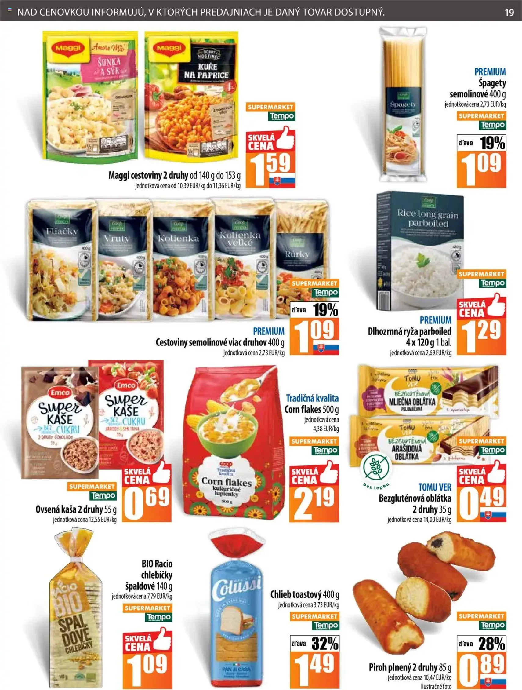 COOP Jednota leták - platný leták od 18.09.2025 strana 19 z 28