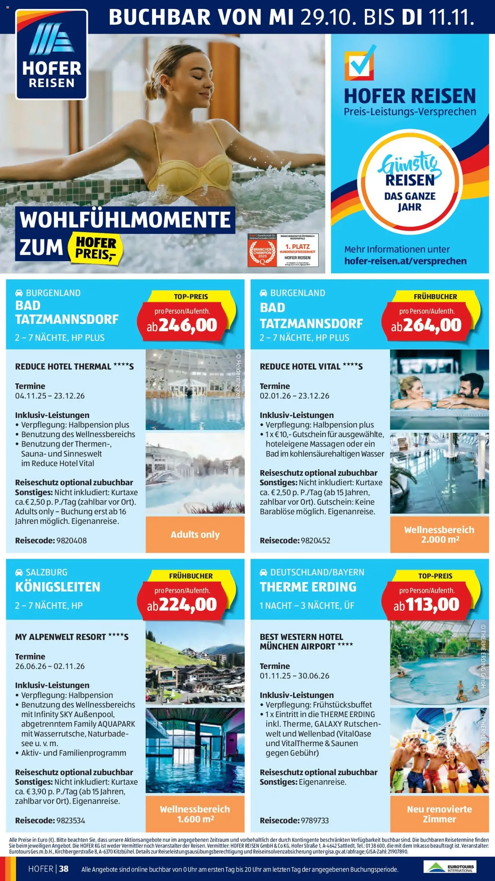 Hofer Flugblatt - Gültiger Prospekt ab 30.10.2025, Seite 42 von insgesamt 45