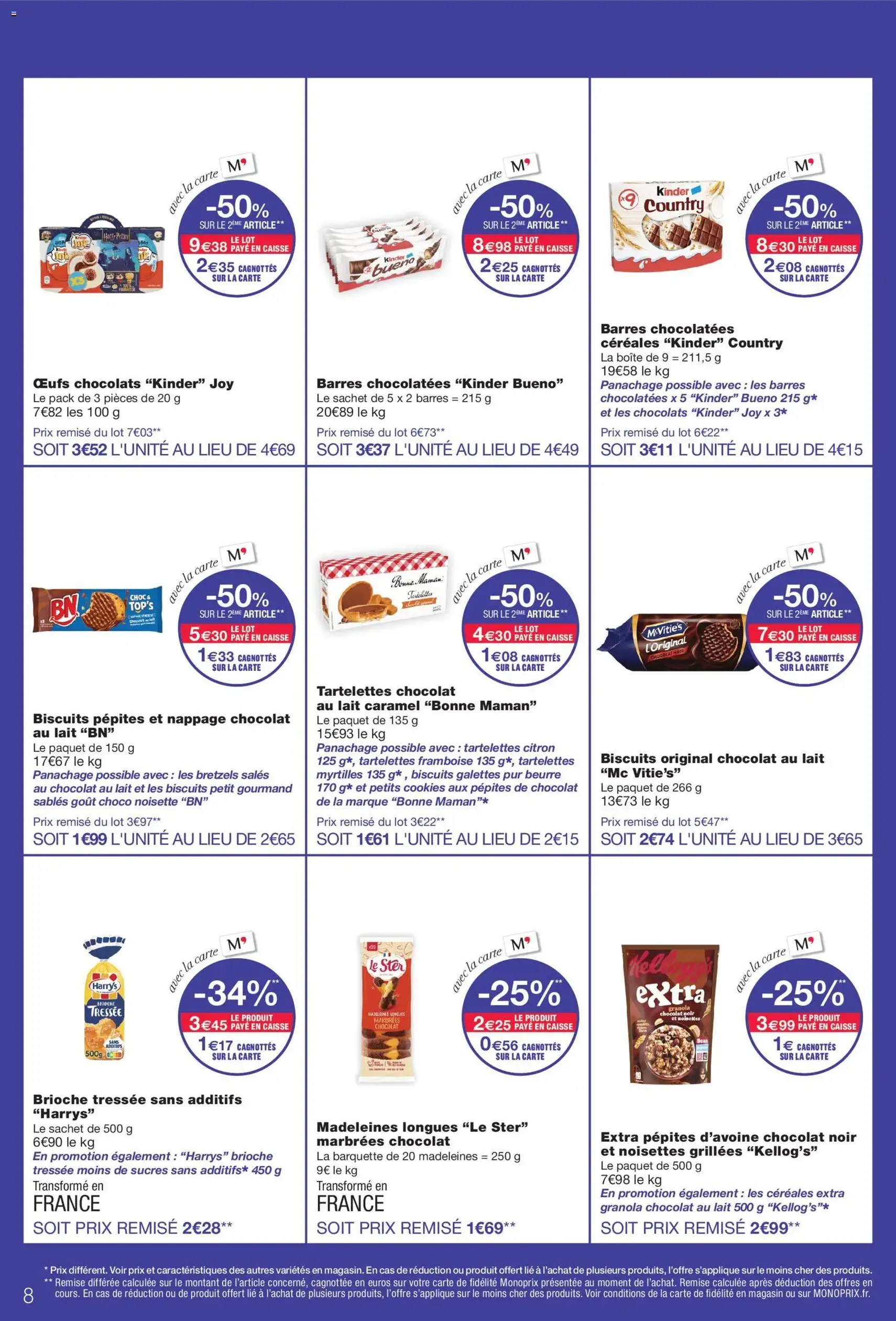 Monoprix catalogue - brochure valable à partir du 28/07/2026, page 8 sur 52