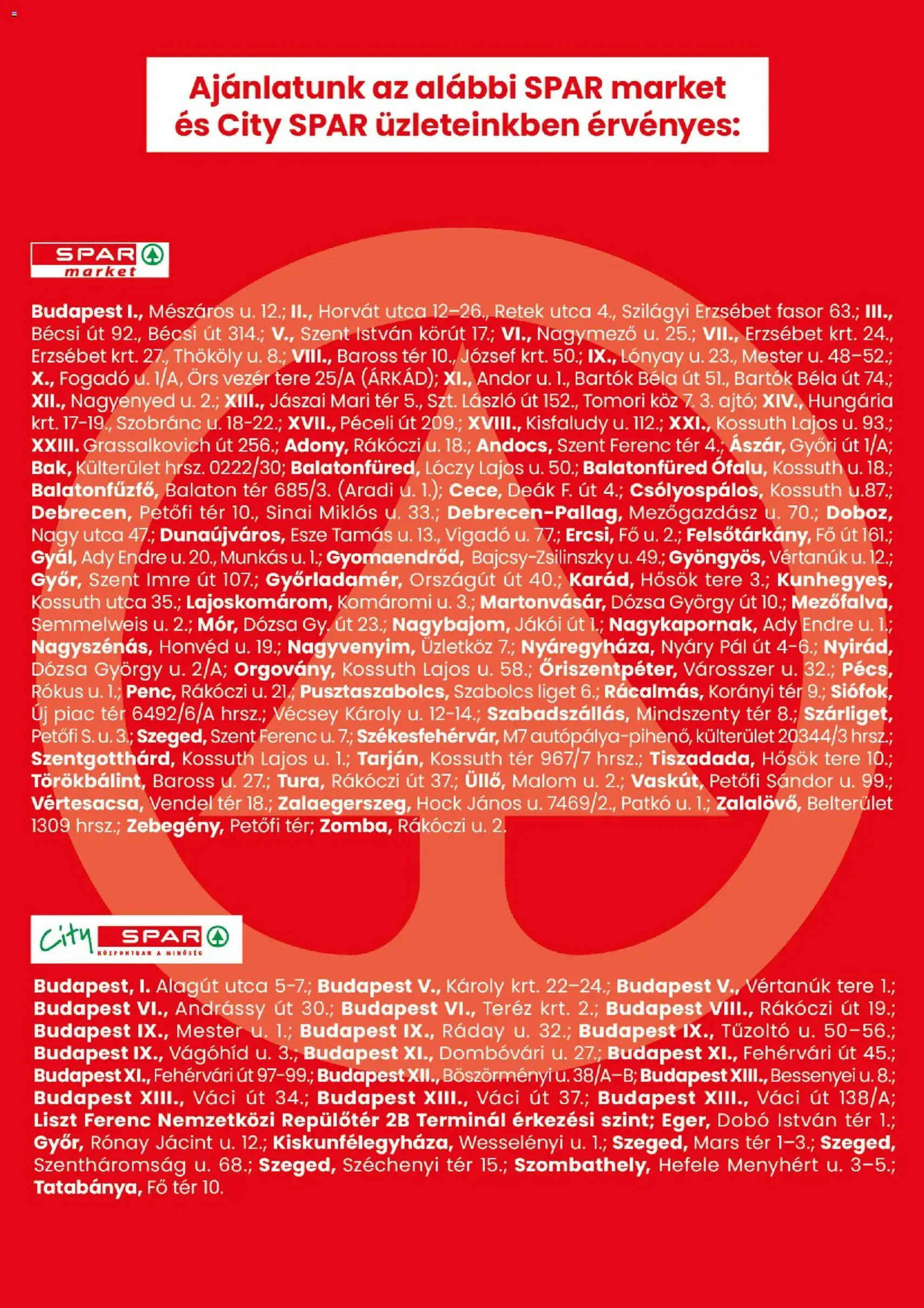 Spar Market Akciós újság - 2025.12.11. érvényes szórólap 3 oldal 3 oldalból