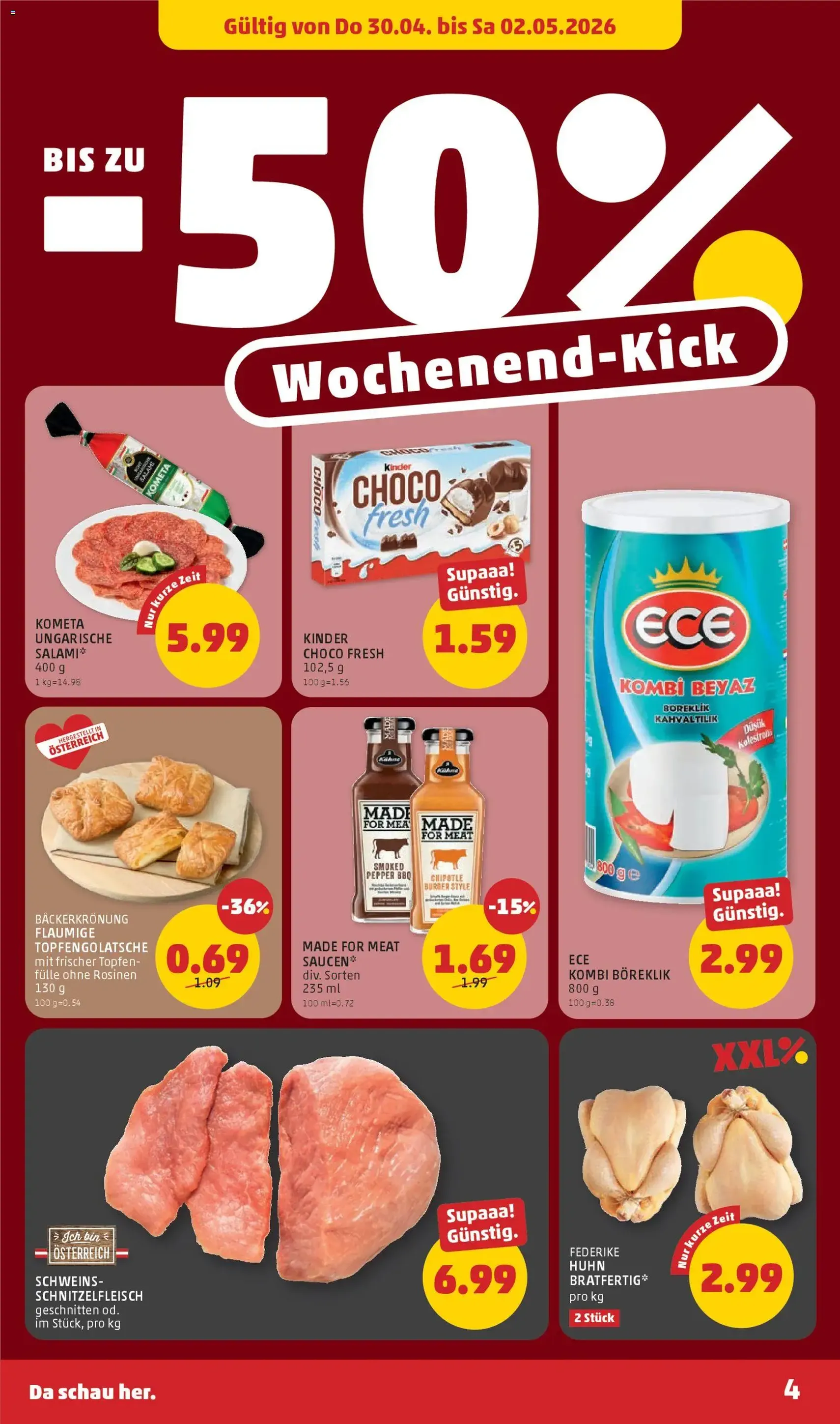 Penny Markt - Flugblatt - Gültiger Prospekt ab 30.04.2026, Seite 4 von insgesamt 32