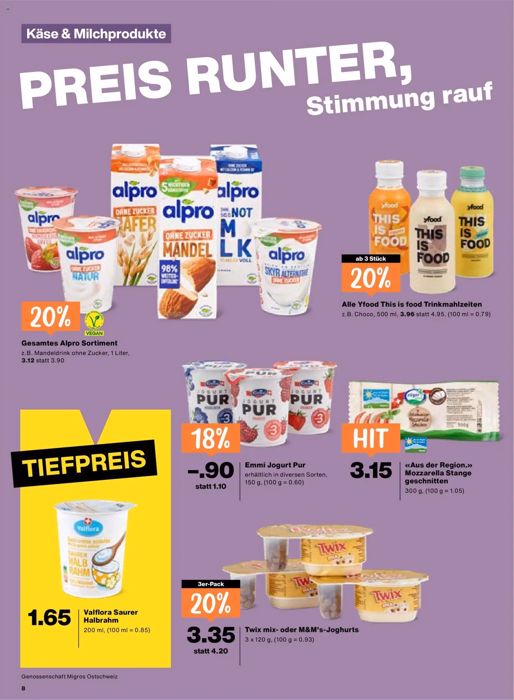 Migros aktionen - Gültiger Prospekt ab 09.04.2026, Seite 8 von insgesamt 24