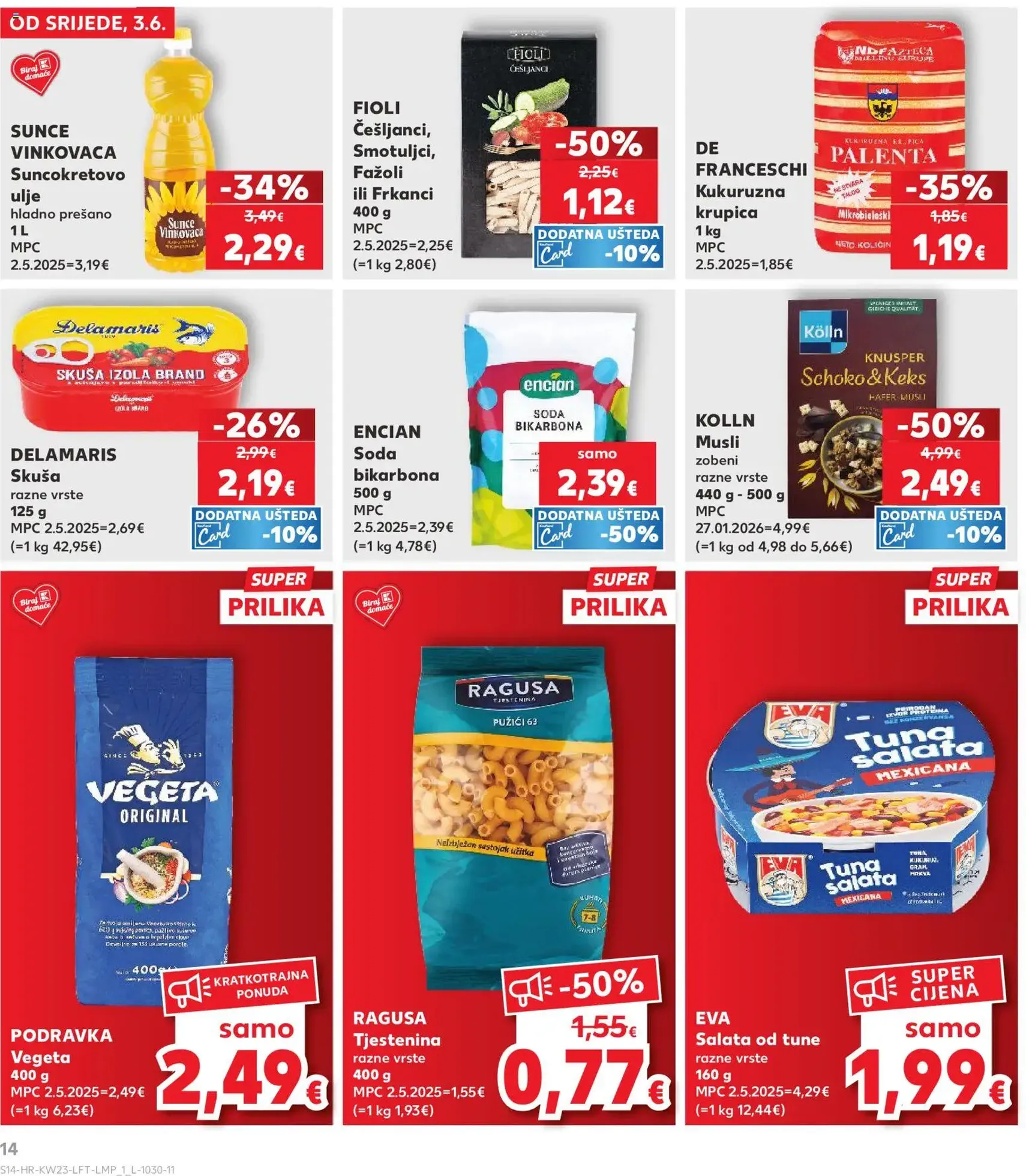 Kaufland HR akciós újság - 2026.06.03. érvényes szórólap 14 oldal 32 oldalból