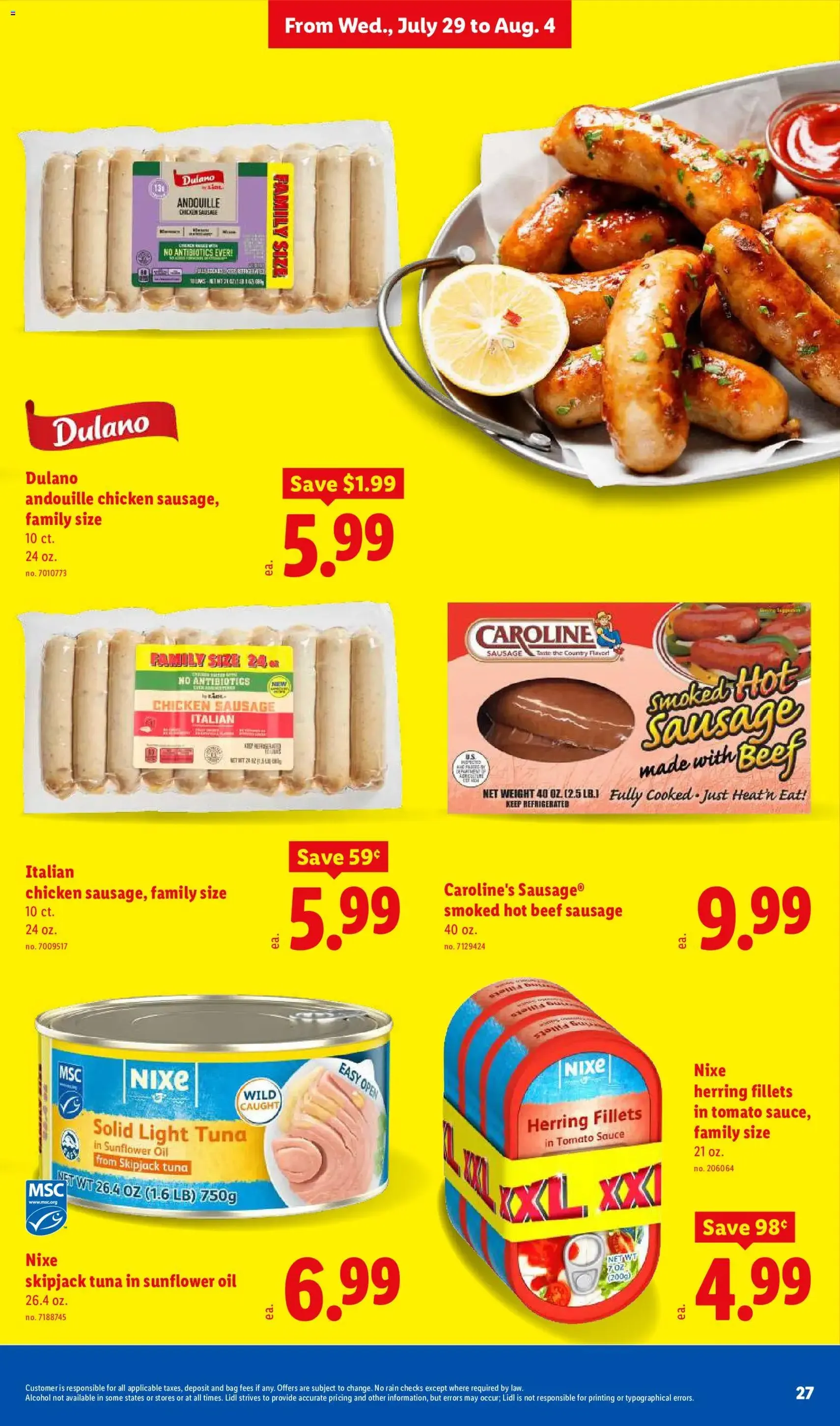 Lidl Weekly Ad - valid flyer from 07/29/2026, page 27 of 48