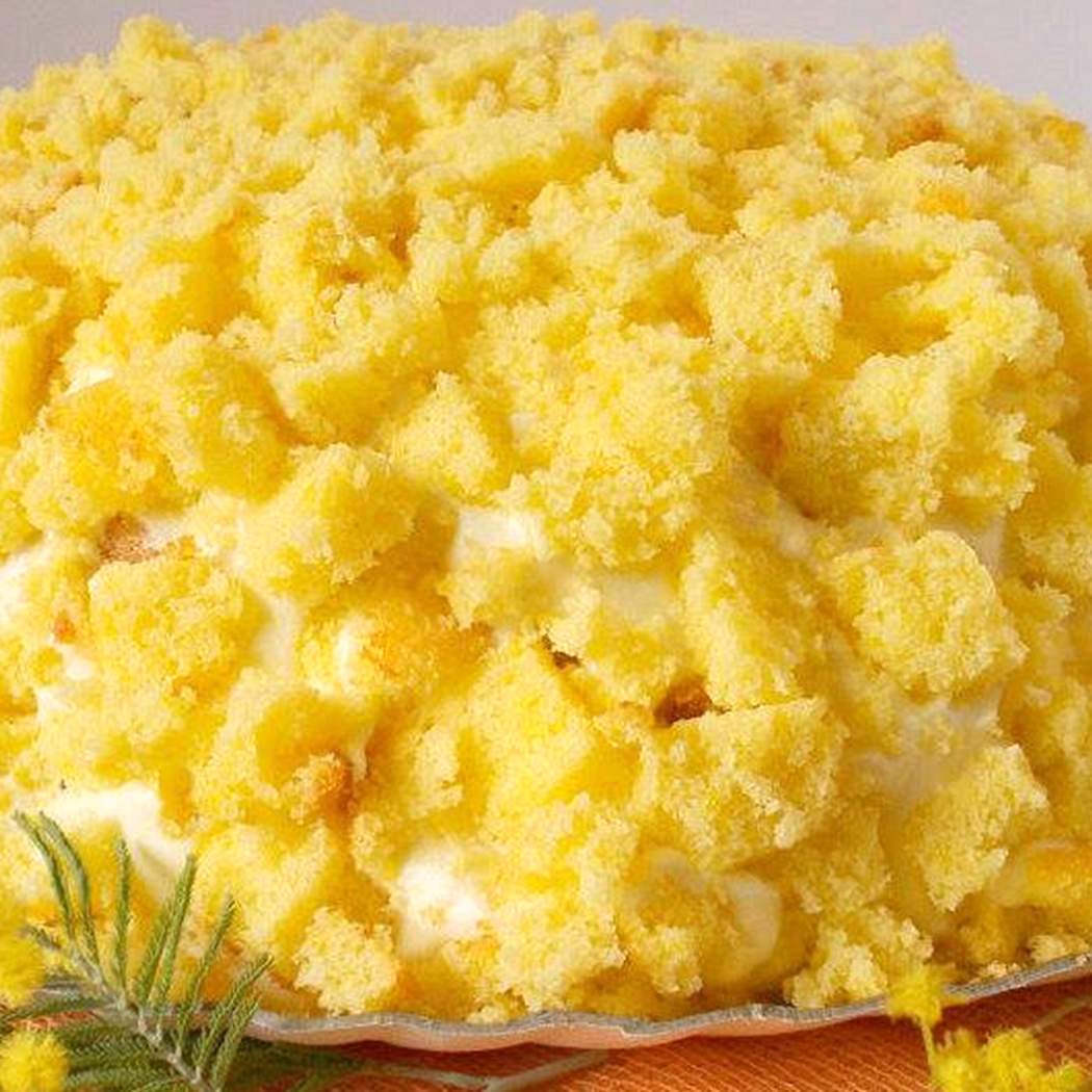 Torta mimosa all'ananas