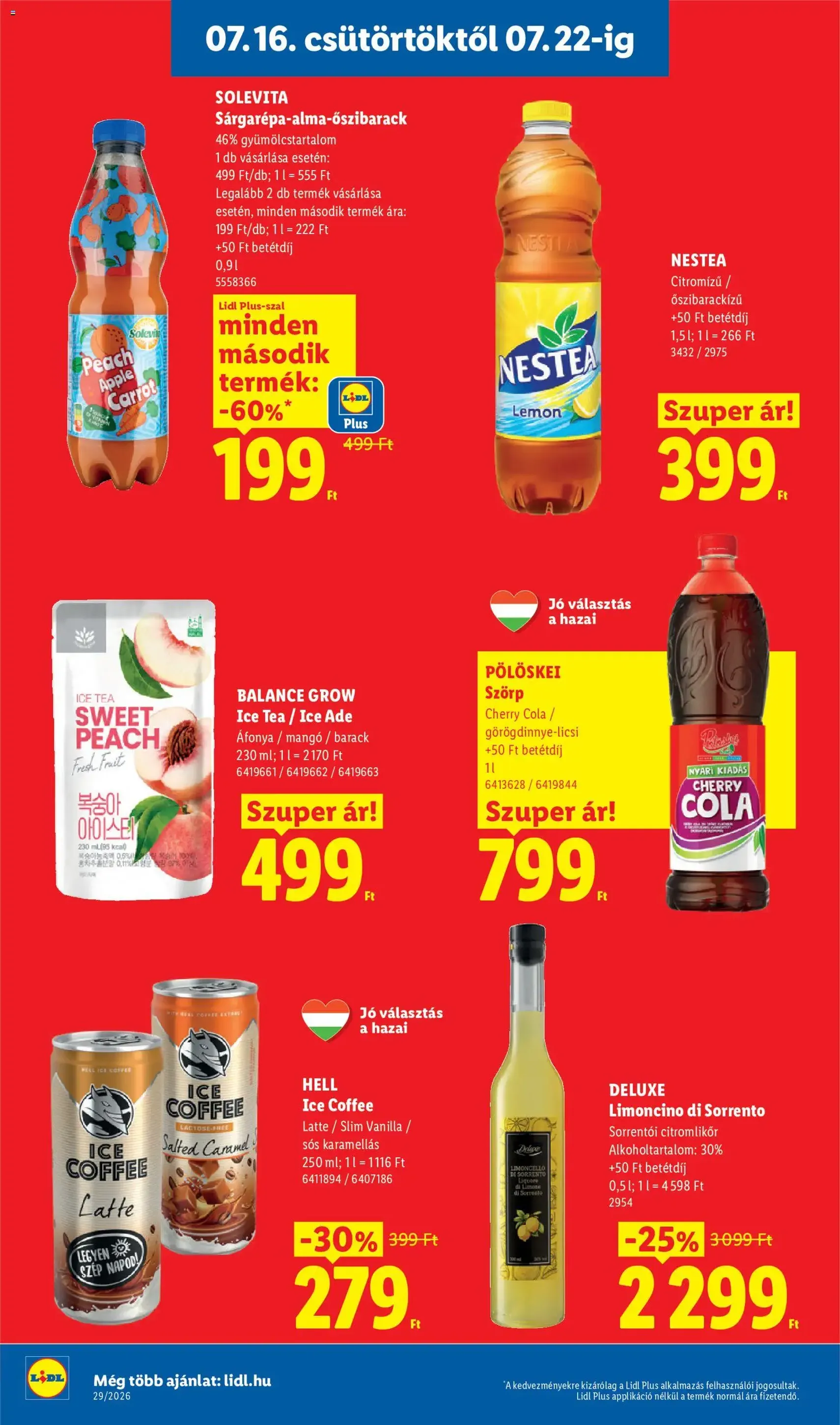 Lidl akciós újság - 2026.07.16. érvényes szórólap 20 oldal 88 oldalból