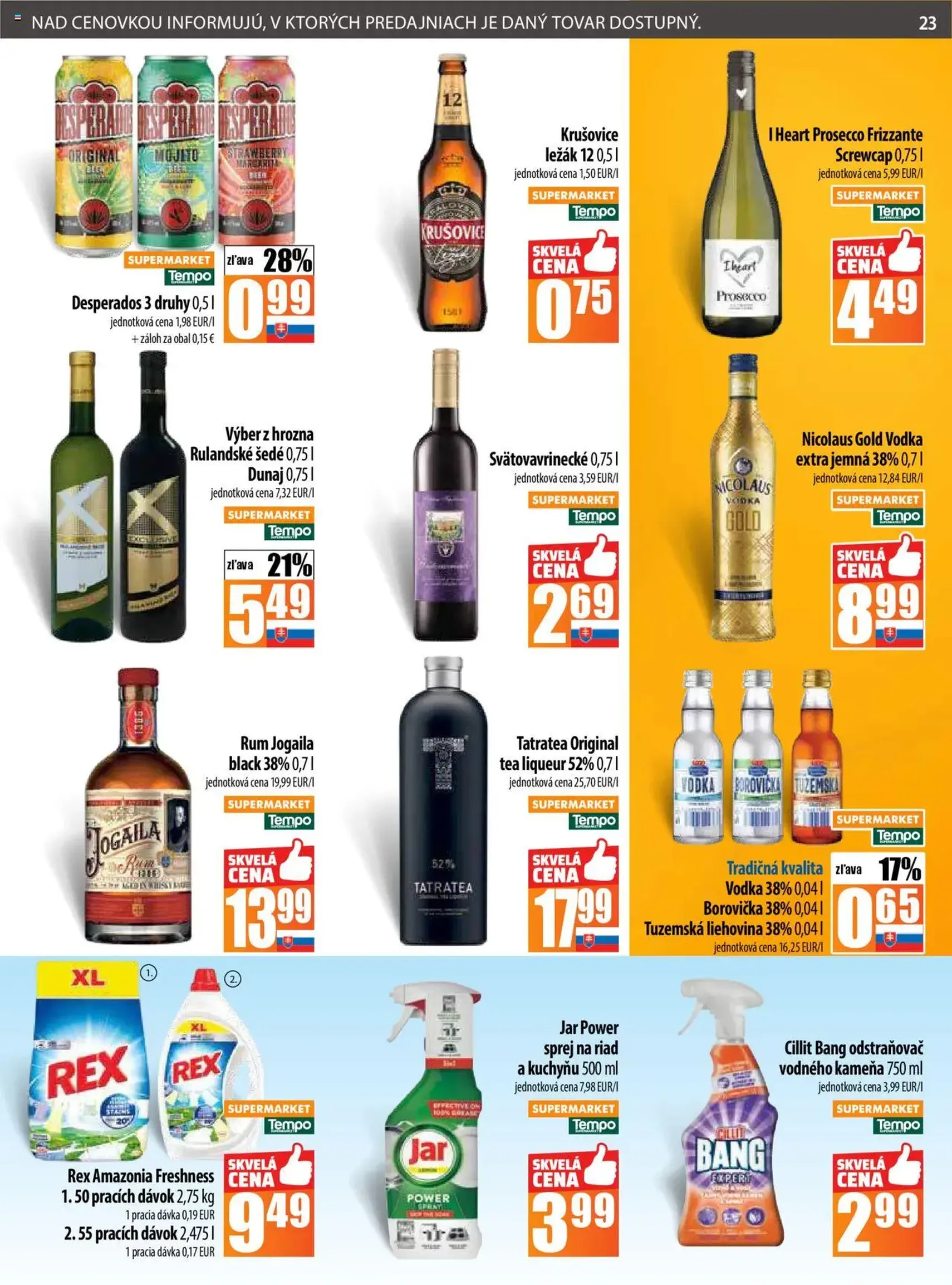 COOP Jednota leták - platný leták od 14.08.2025 strana 23 z 28
