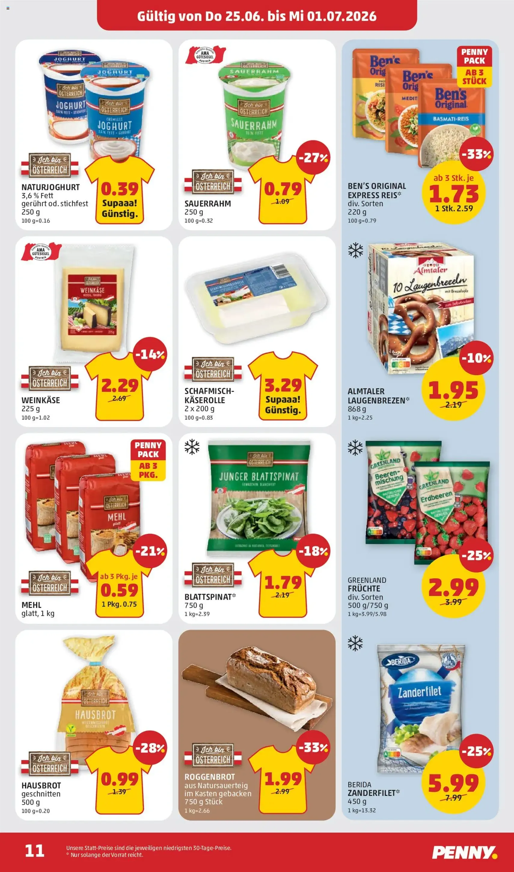 Penny Markt Flugblatt - Gültiger Prospekt ab 25.06.2026, Seite 11 von insgesamt 28