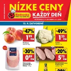 Biedronka leták - náhľad letáku platný od 11.09.2025