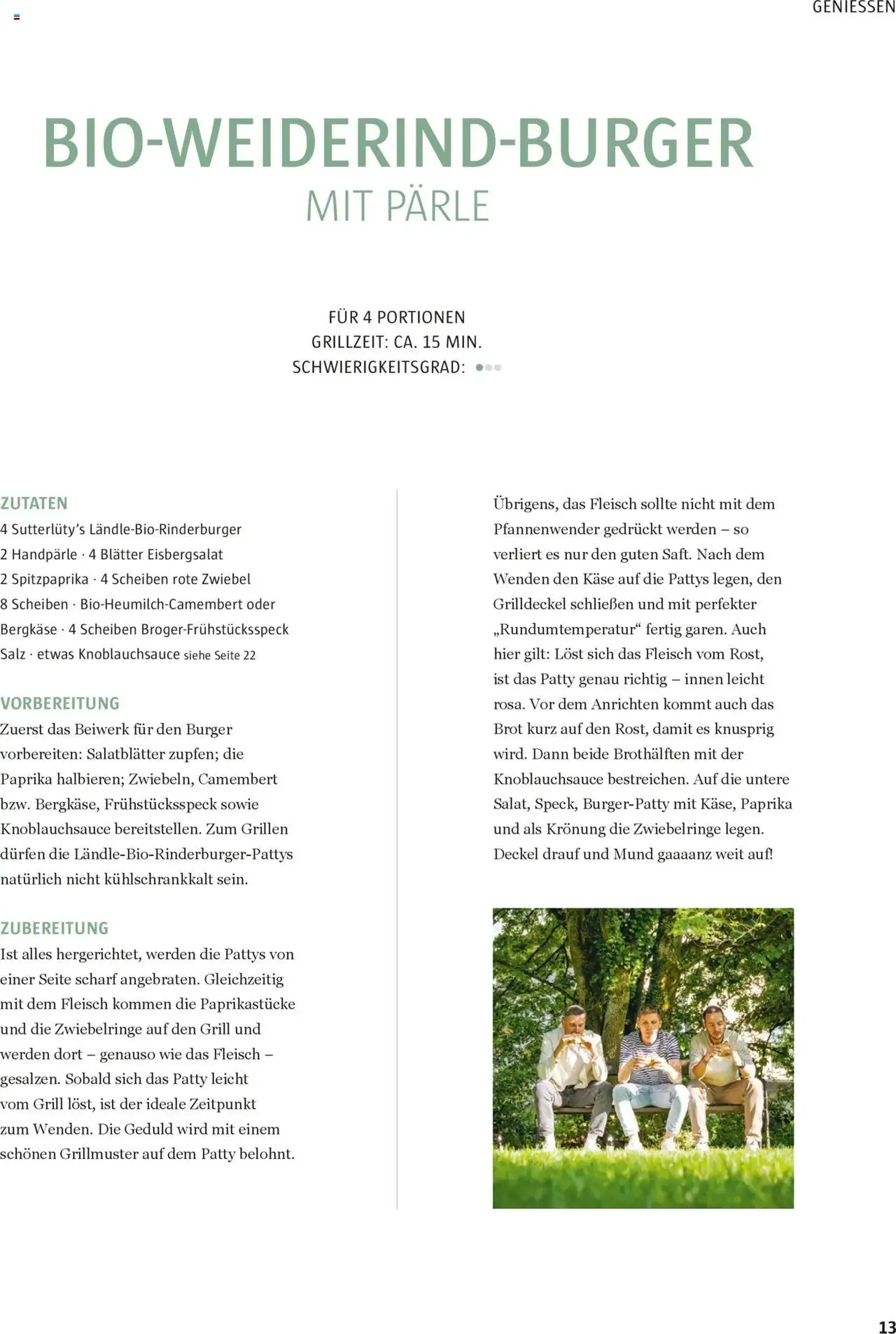 Sutterlüty B’sundrig Magazine - Gültiger Prospekt ab 18.06.2025, Seite 76 von insgesamt 116 Sutterlüty B’sundrig Magazine - Gültiger Prospekt ab 18.06.2025, Seite 76 von insgesamt 116
