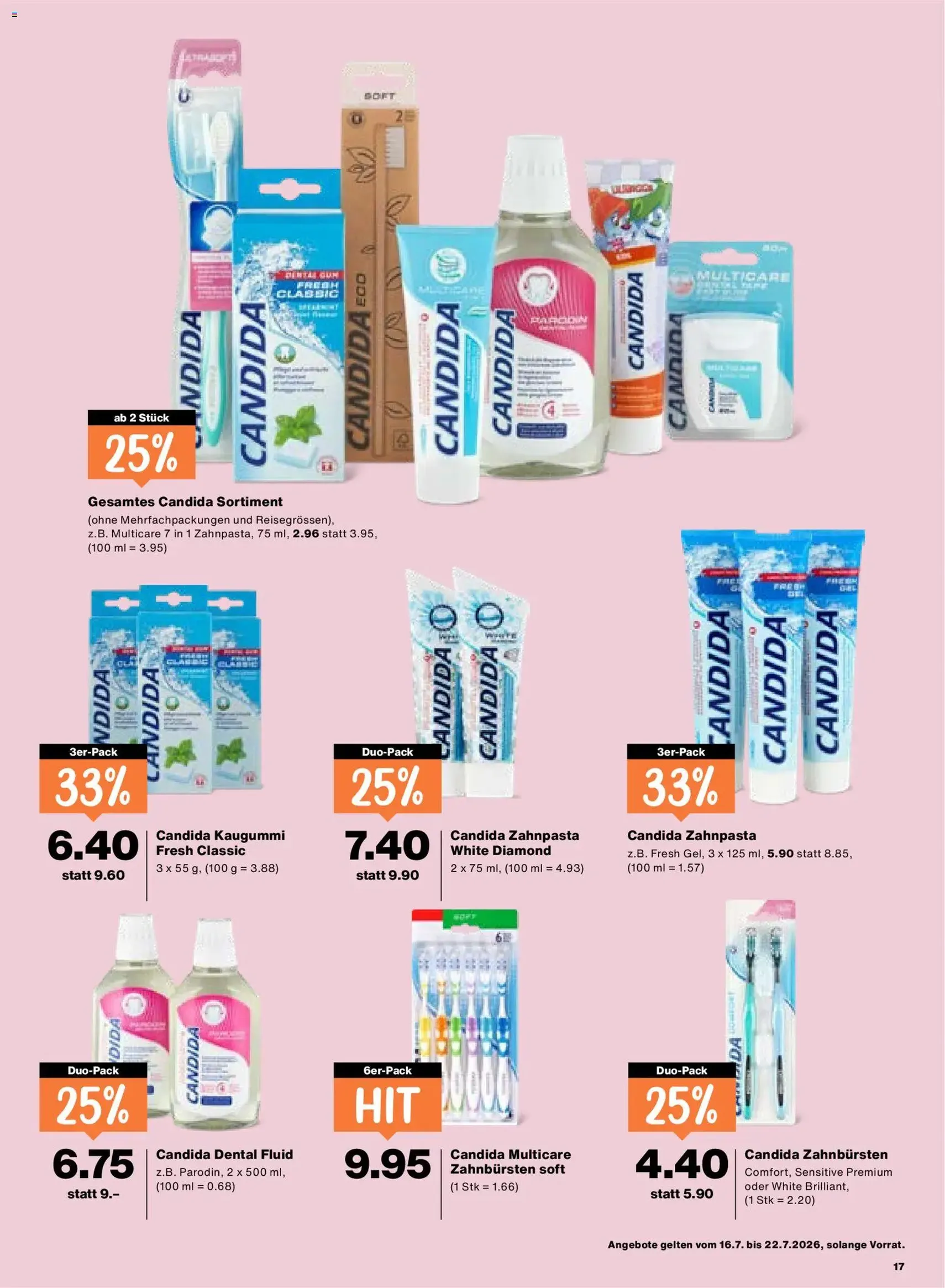 Migros aktionen - Gültiger Prospekt ab 16.07.2026, Seite 17 von insgesamt 20
