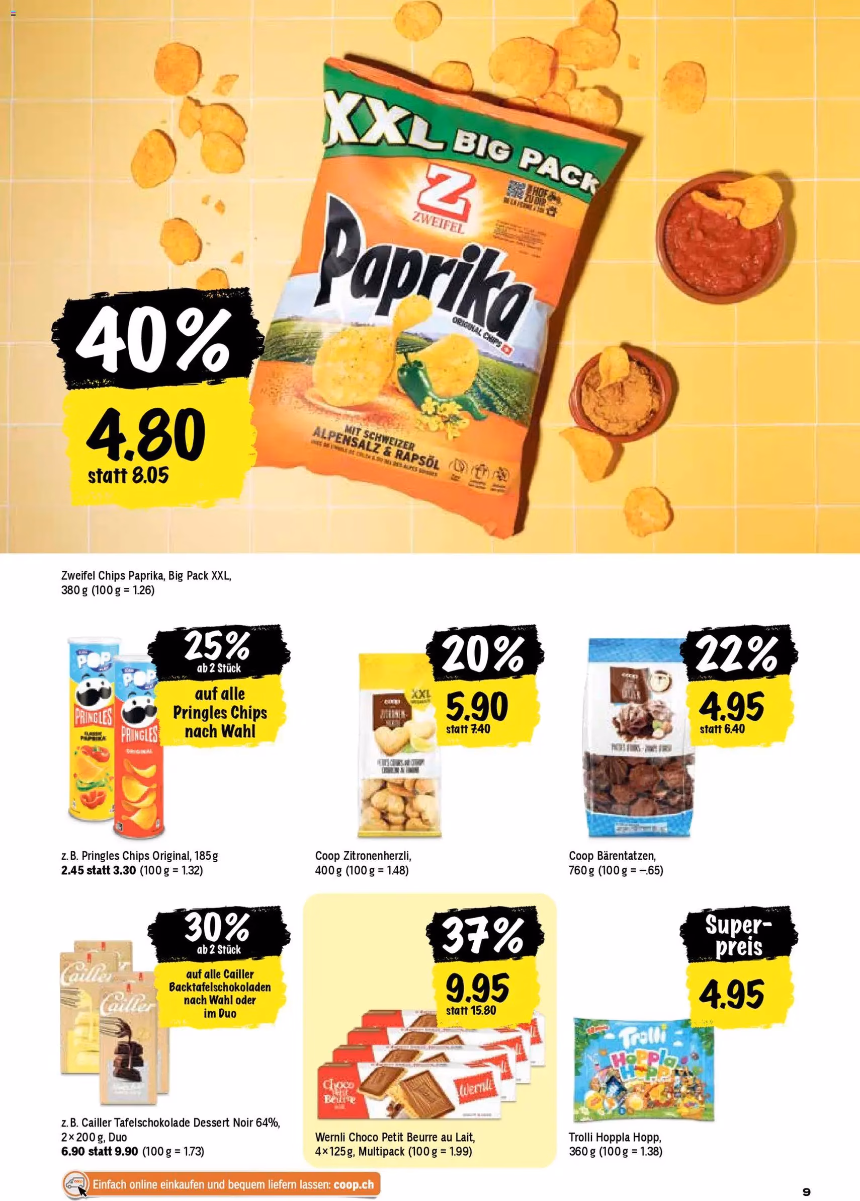 Coop aktionen - Gültiger Prospekt ab 26.03.2026, Seite 9 von insgesamt 24