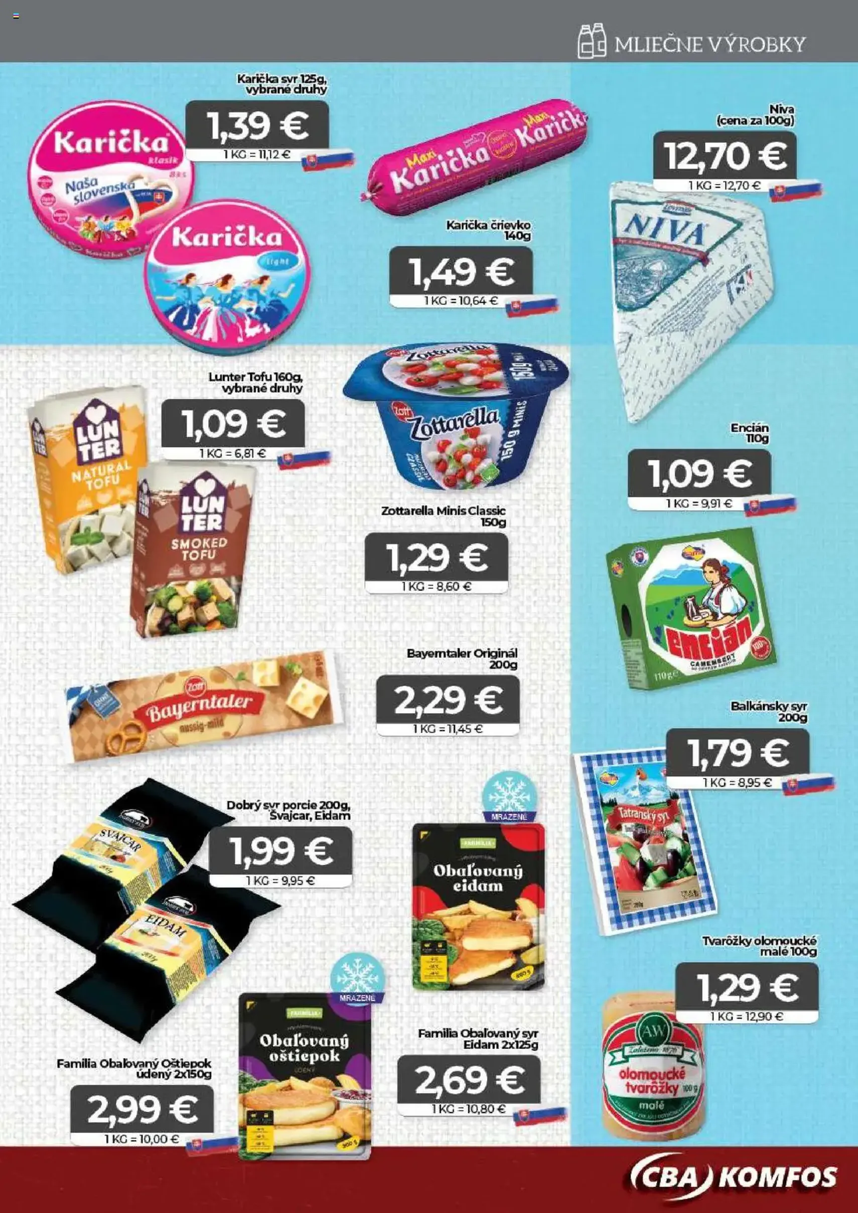 CBA Komfos leták - platný leták od 18.07.2025 strana 5 z 16 CBA Komfos leták - platný leták od 18.07.2025 strana 5 z 16