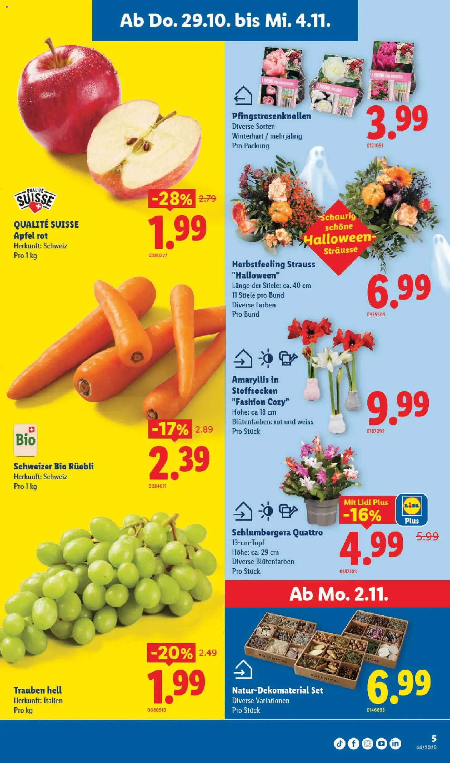 Lidl aktionen - Gültiger Prospekt ab 29.10.2026, Seite 5 von insgesamt 38