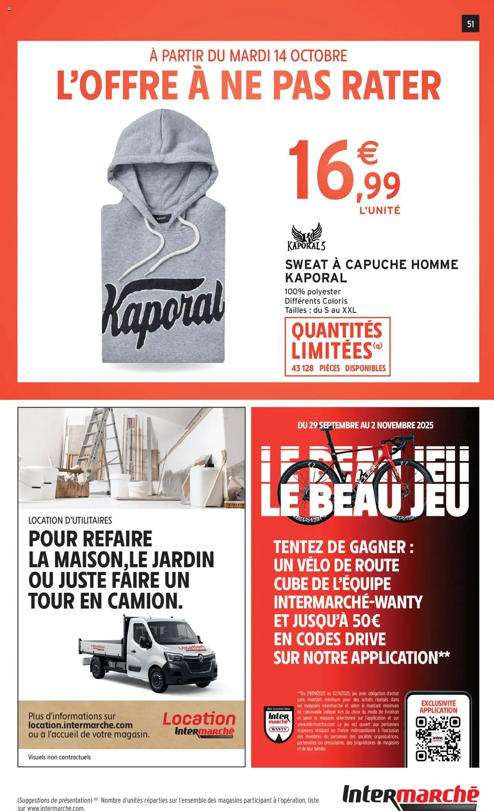 Intermarché catalogue semaine 42 - brochure valable à partir du 14/10/2025, page 51 sur 52