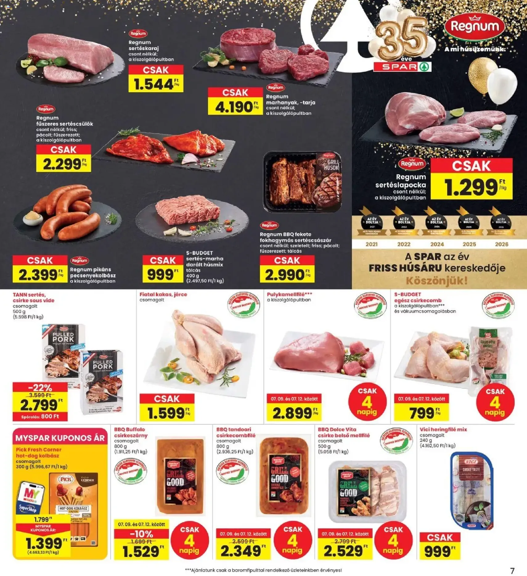 Interspar akciós újság - 2026.07.09. érvényes szórólap 7 oldal 20 oldalból