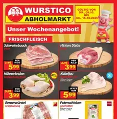 Wurstico Abholmarkt Flugblatt - Prospekt Vorschau gültig ab 09.10.2025