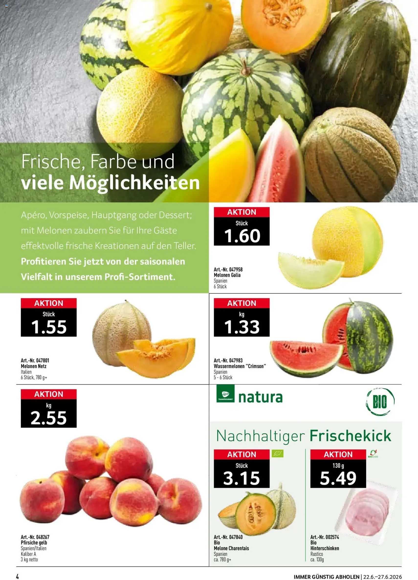 Prodega aktionen - Gültiger Prospekt ab 22.06.2026, Seite 4 von insgesamt 40