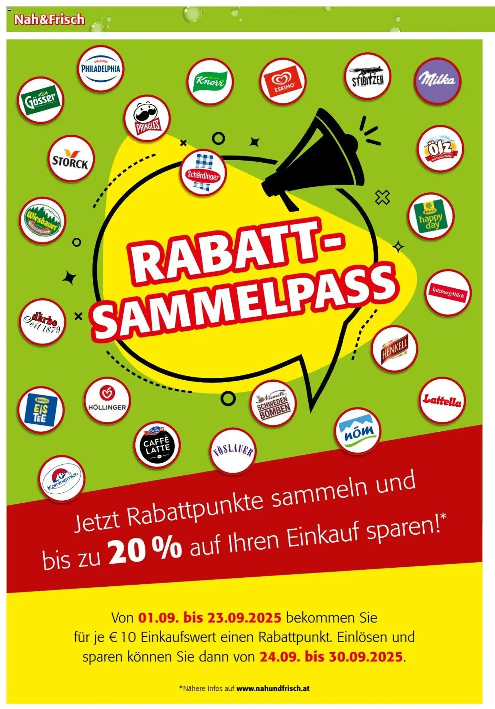 Nah und Frisch Flugblatt - Gültiger Prospekt ab 03.09.2025, Seite 2 von insgesamt 8