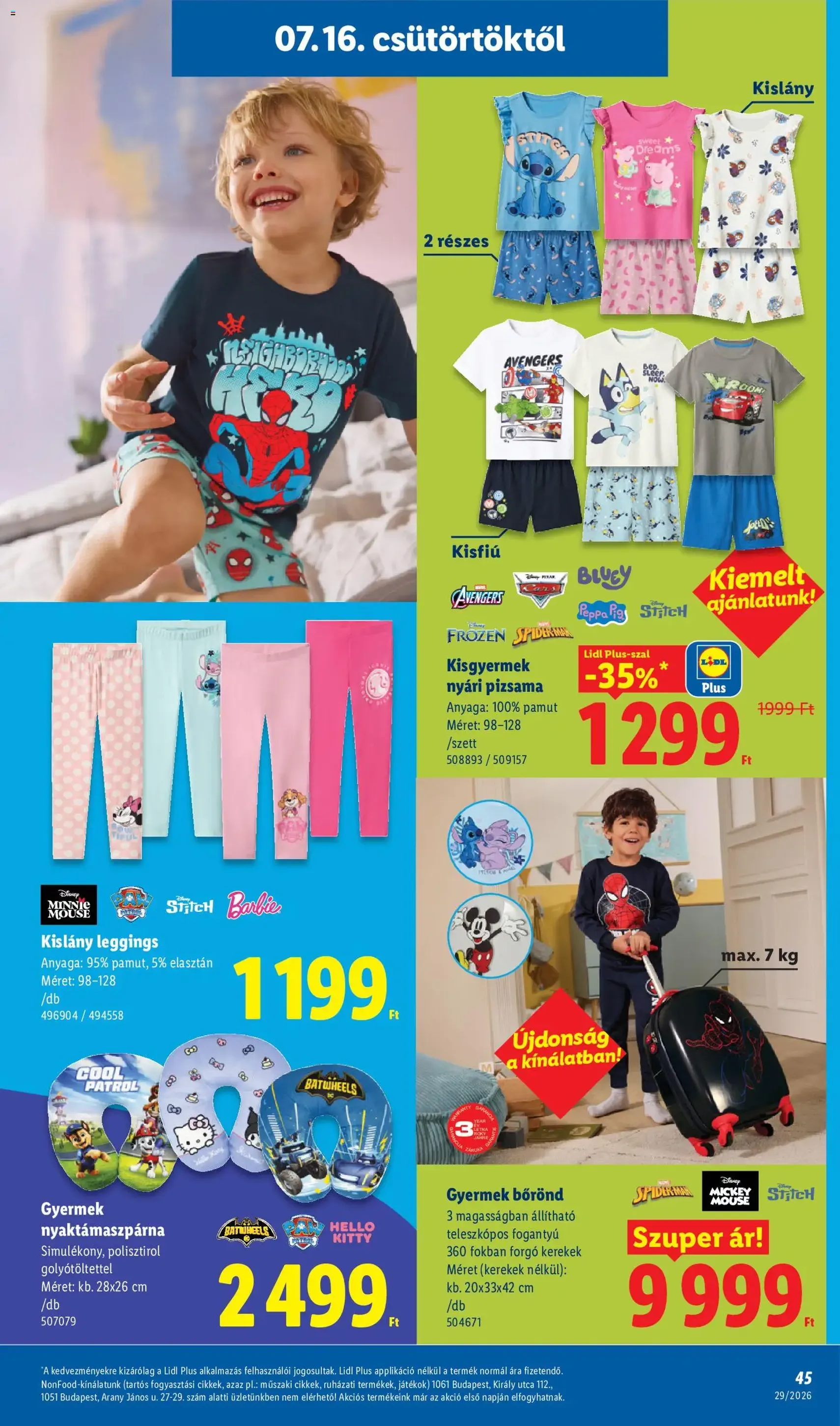 Lidl akciós újság - 2026.07.16. érvényes szórólap 45 oldal 88 oldalból