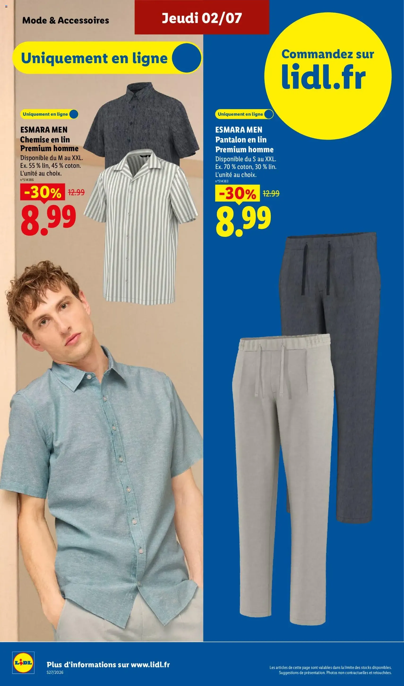 LIDL catalogue - brochure valable à partir du 02/07/2026, page 44 sur 62
