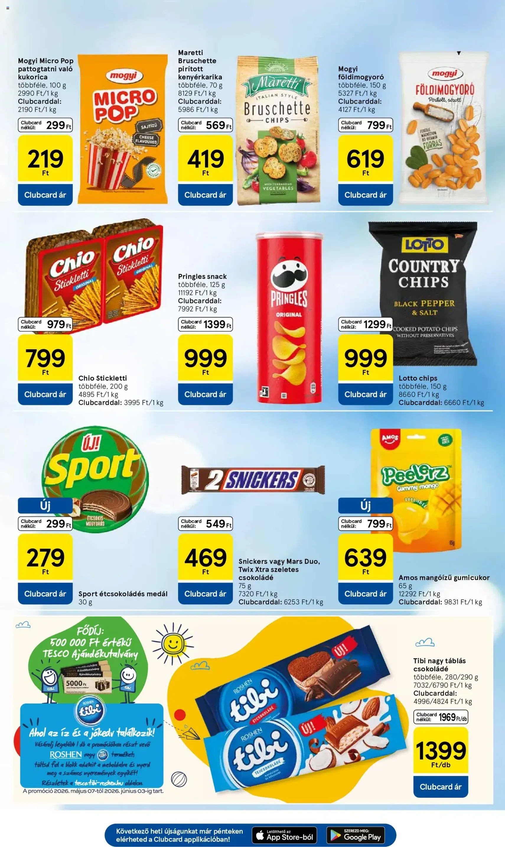 Tesco aktuális akciós újság - 2026.05.07. érvényes szórólap 21 oldal 36 oldalból