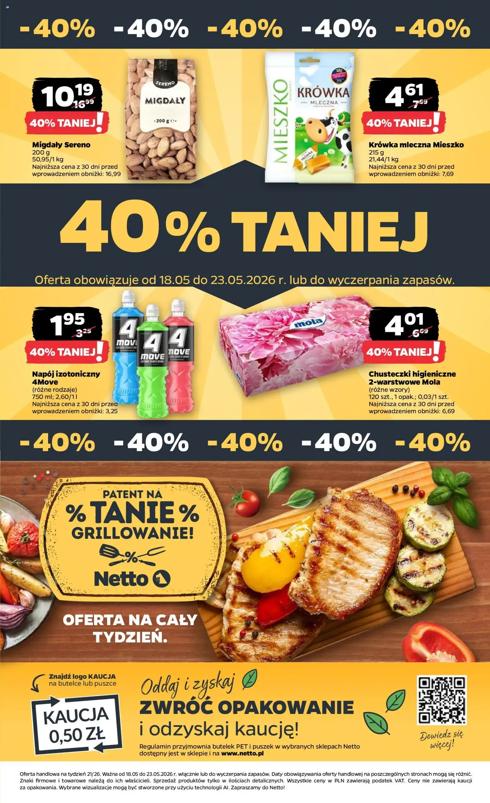 Netto gazetka od poniedziałku spożywcza - ważny gazetka od 18.05.2026 strona 37 z 38