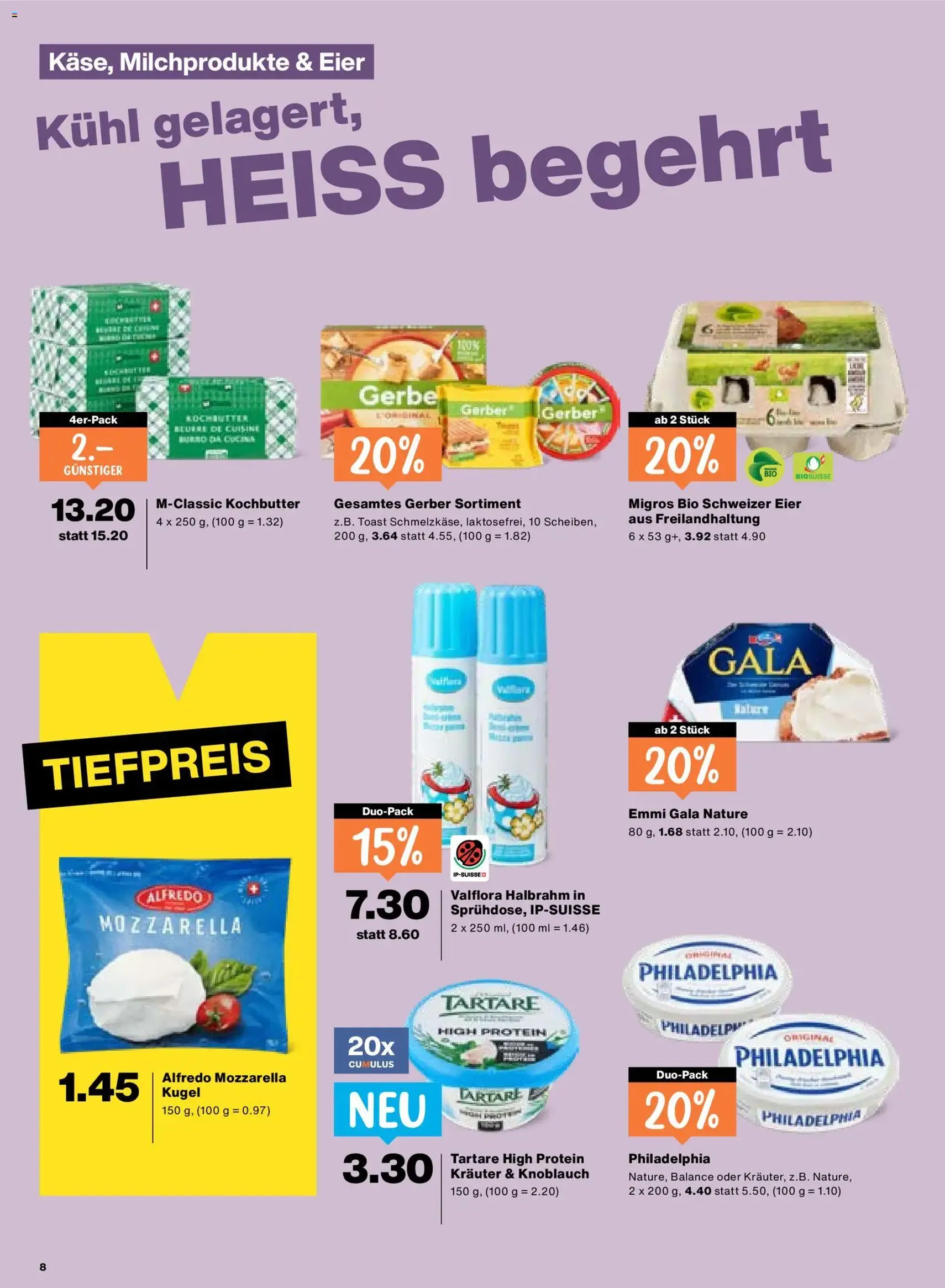 Migros aktionen - Gültiger Prospekt ab 18.06.2026, Seite 8 von insgesamt 24
