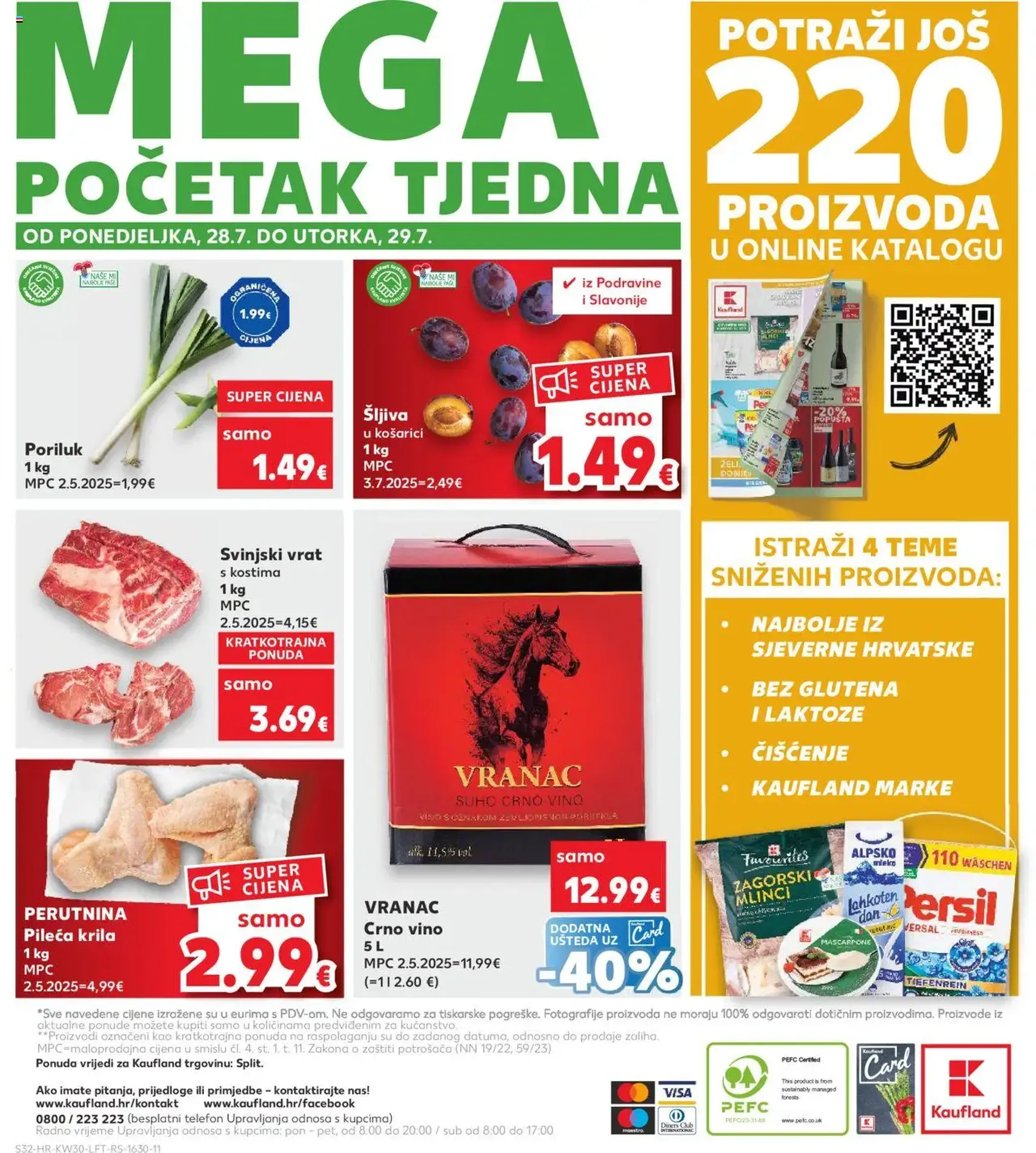 Kaufland HR - Split-Ravne njive - 2025.07.23. érvényes szórólap 32 oldal 32 oldalból
