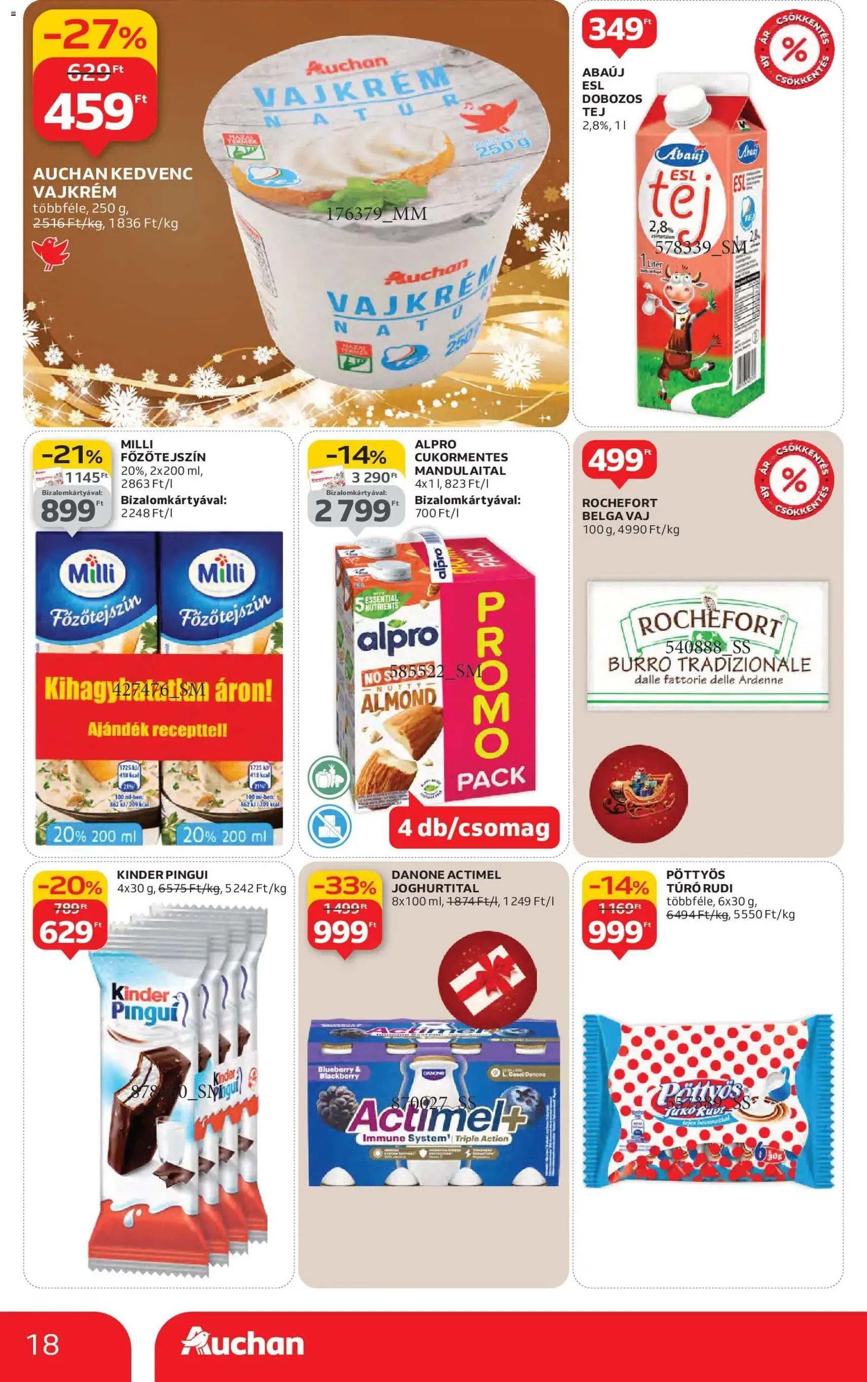 Auchan Akciós újság - 2025.12.11. érvényes szórólap 18 oldal 76 oldalból