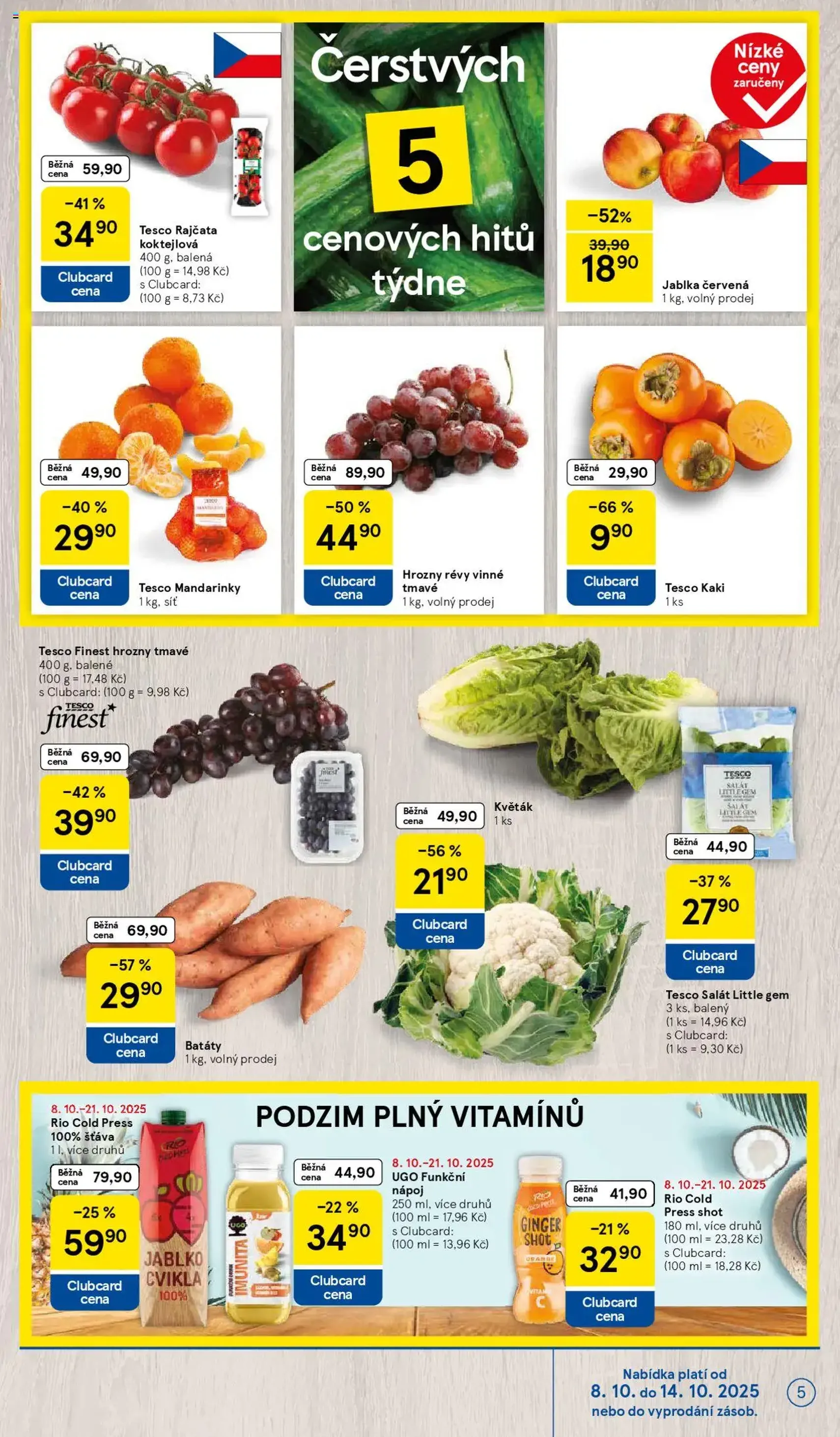 Tesco leták - Hypermarket - platný leták od 08.10.2025 strana 5 z 31