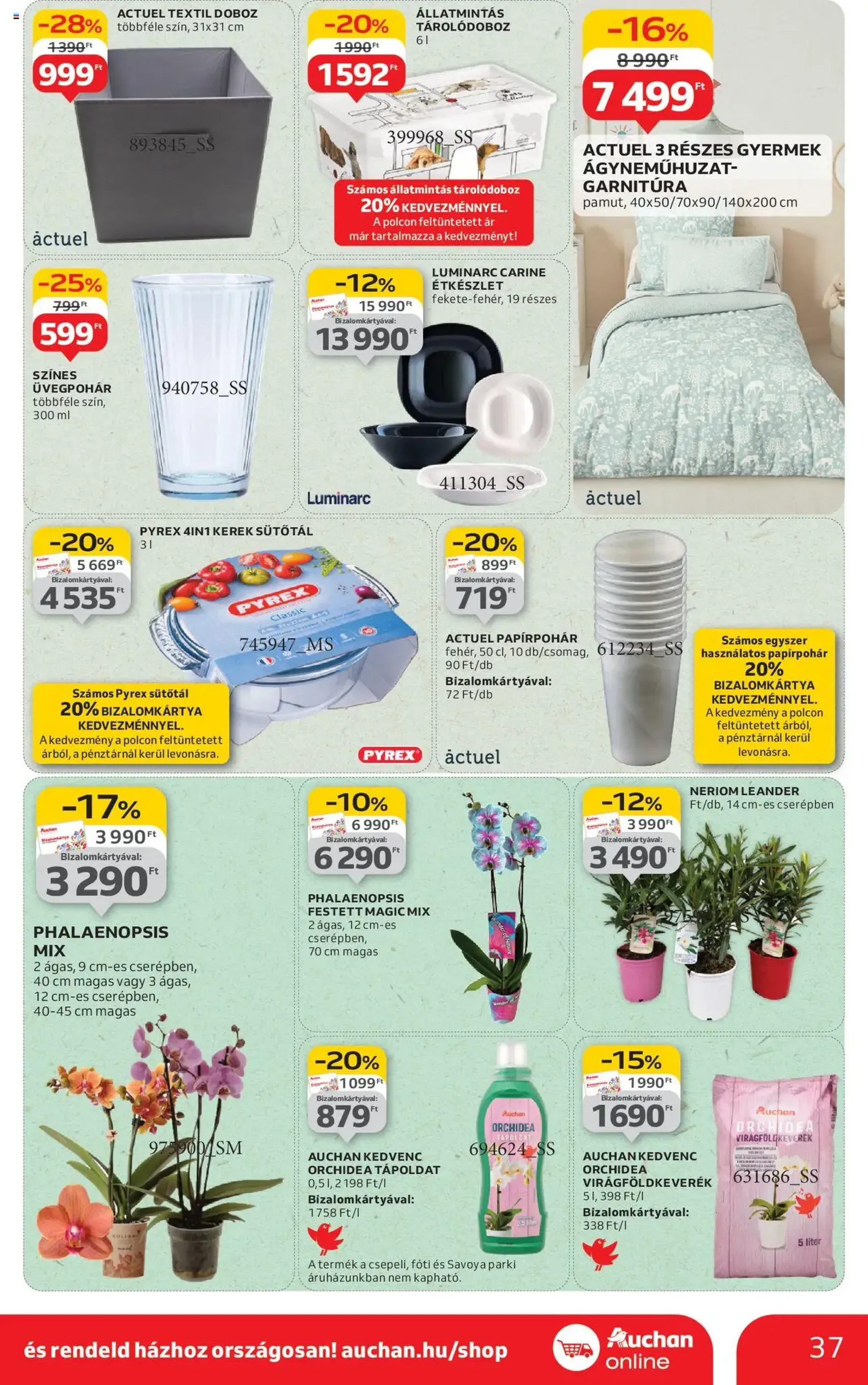 Auchan Akciós újság - 2025.08.07. érvényes szórólap 37 oldal 54 oldalból Auchan Akciós újság - 2025.08.07. érvényes szórólap 37 oldal 54 oldalból