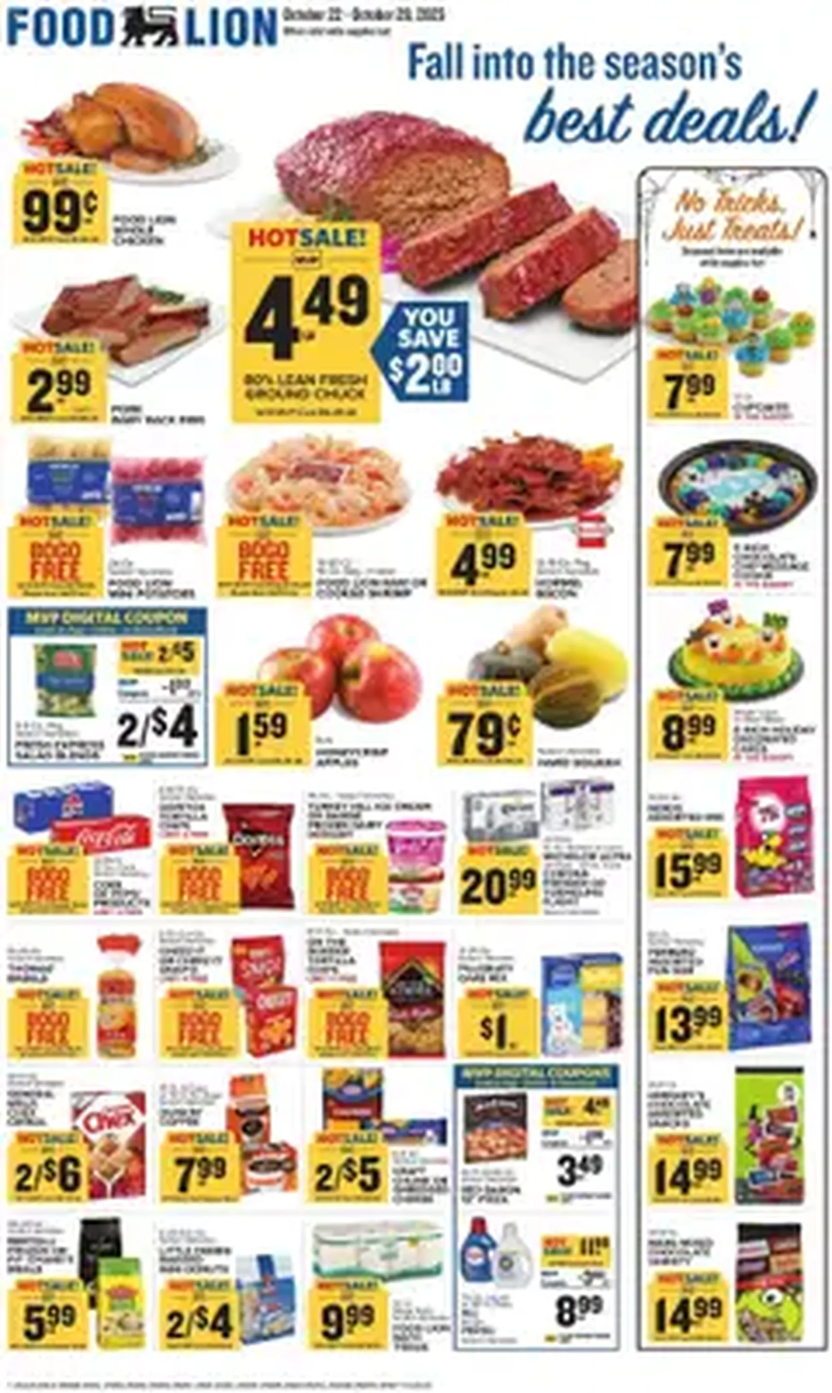 Food Lion Weekly Ad - valid flyer from 10/22/2025, page 1 of 1