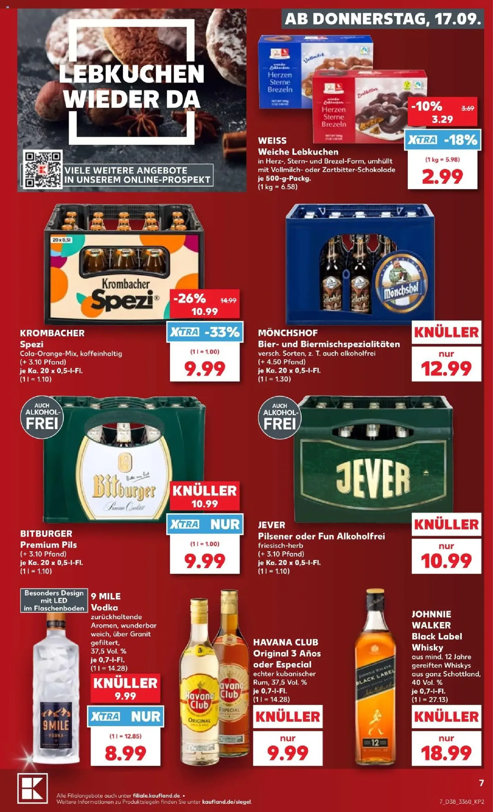 Kaufland Prospekt - Gültiger Prospekt ab 17.09.2026, Seite 7 von insgesamt 66