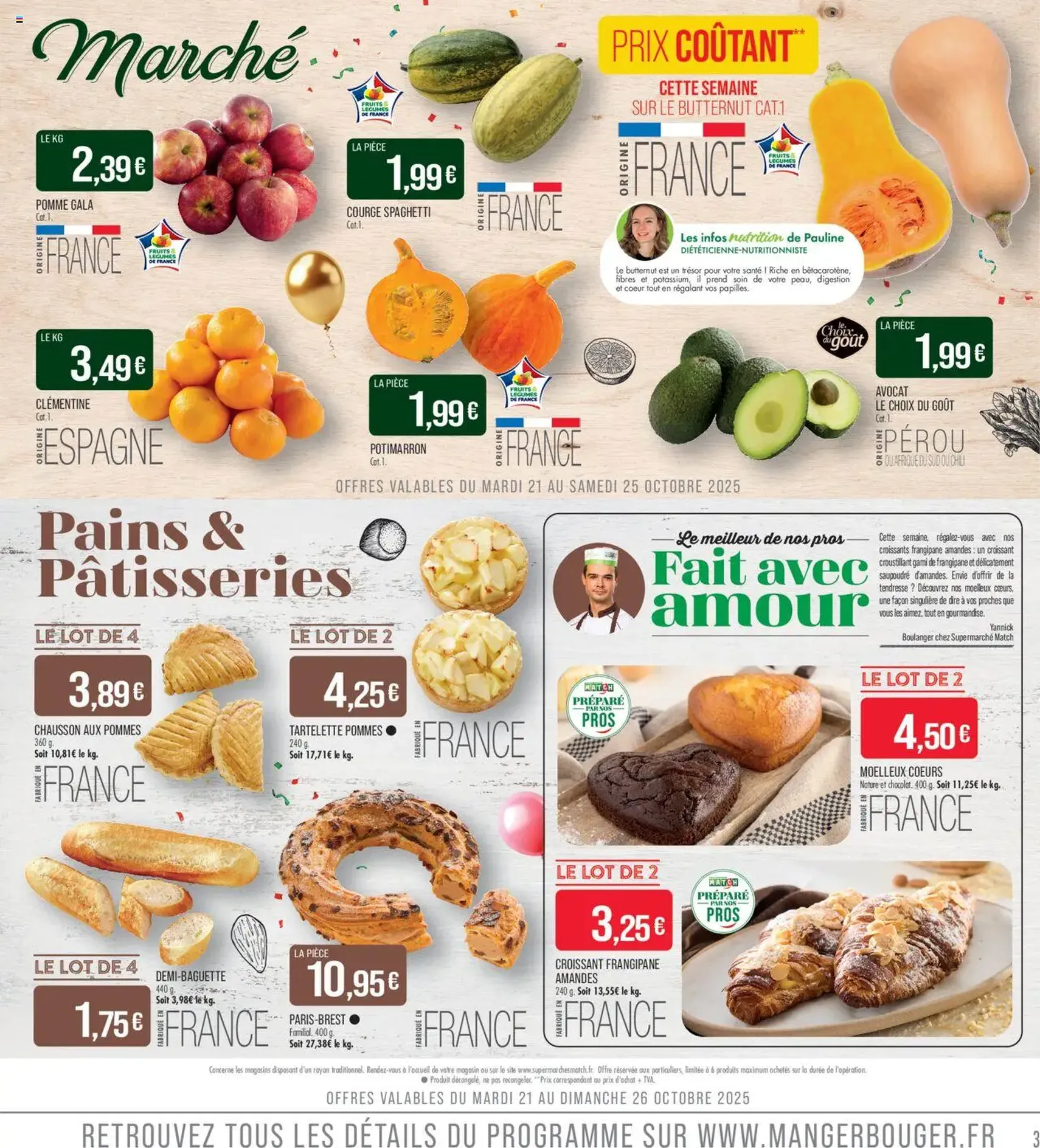 Match Supermarché catalogue - brochure valable à partir du 21/10/2025, page 3 sur 24 Match Supermarché catalogue - brochure valable à partir du 21/10/2025, page 3 sur 24