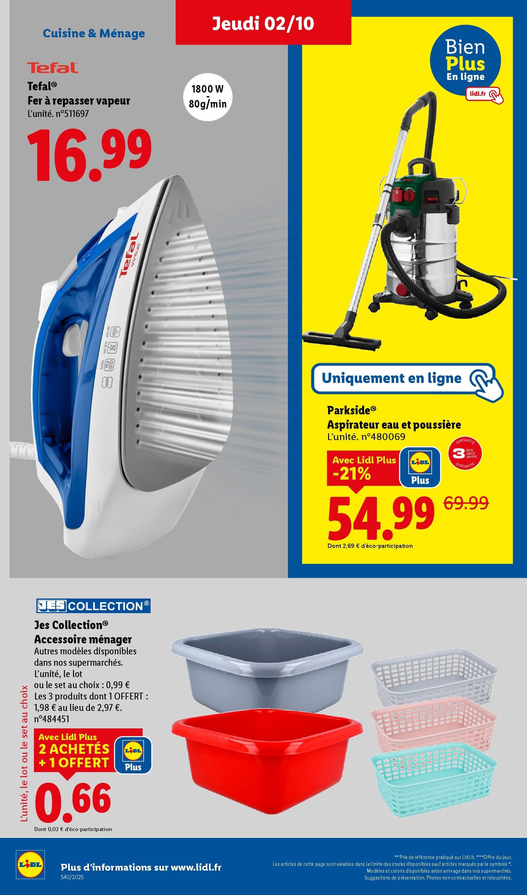 LIDL catalogue semaine 40 - brochure valable à partir du 02/10/2025, page 44 sur 76 LIDL catalogue semaine 40 - brochure valable à partir du 02/10/2025, page 44 sur 76