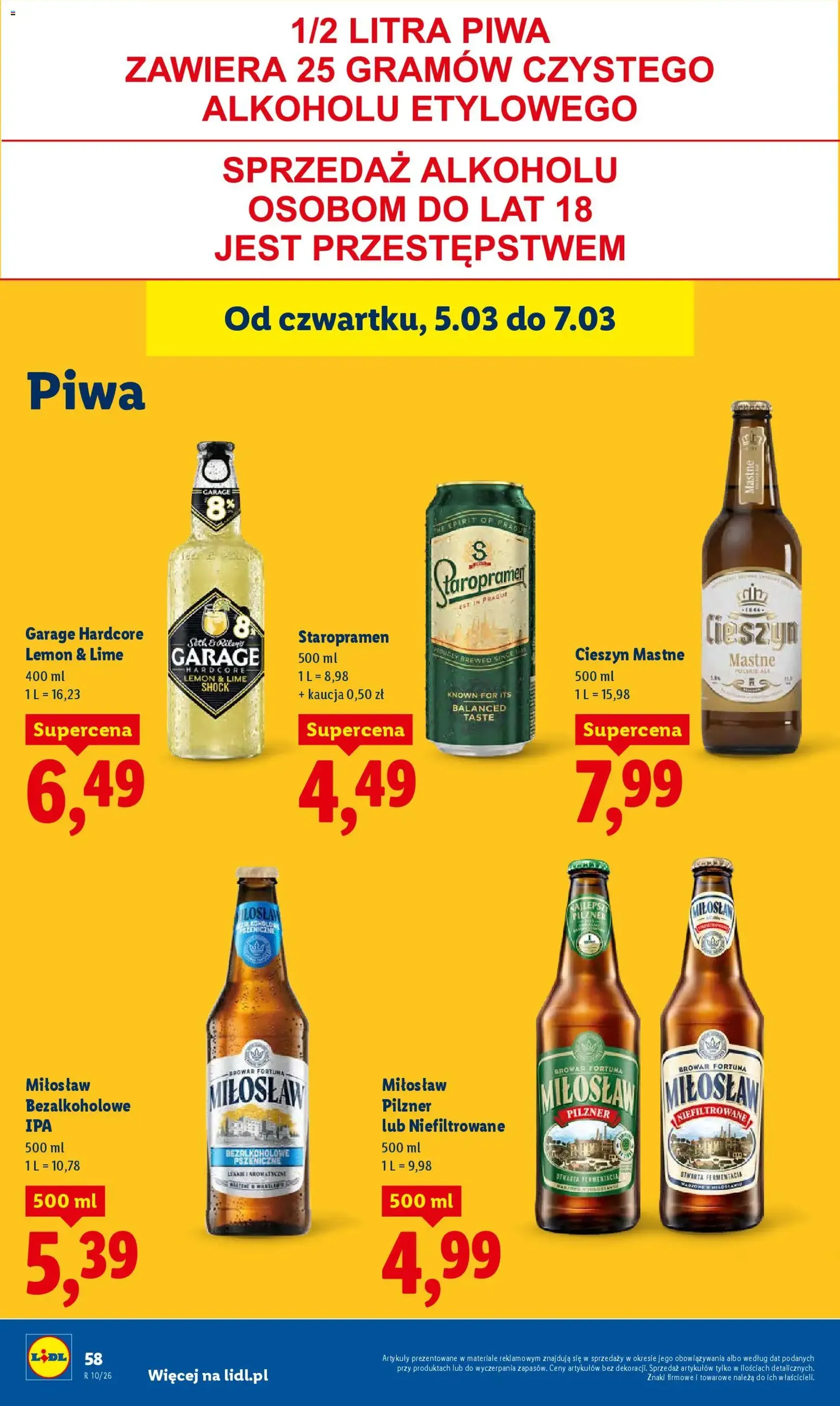 Lidl gazetka - ważny gazetka od 05.03.2026 strona 60 z 71