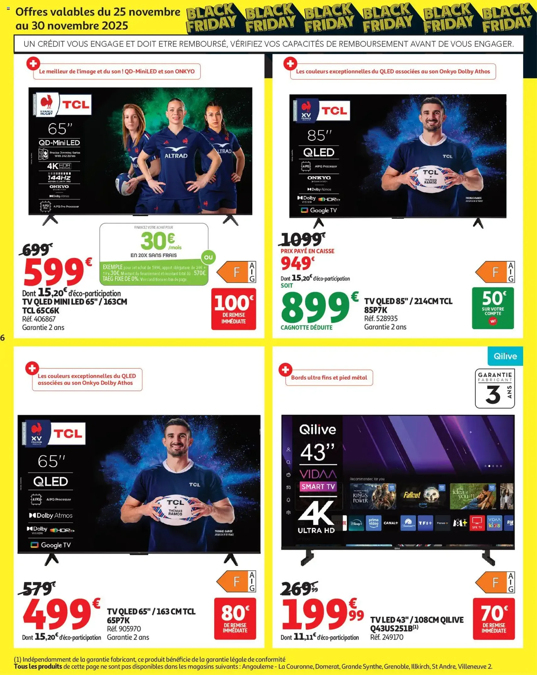 Auchan Black Friday - brochure valable à partir du 25/11/2025, page 6 sur 28