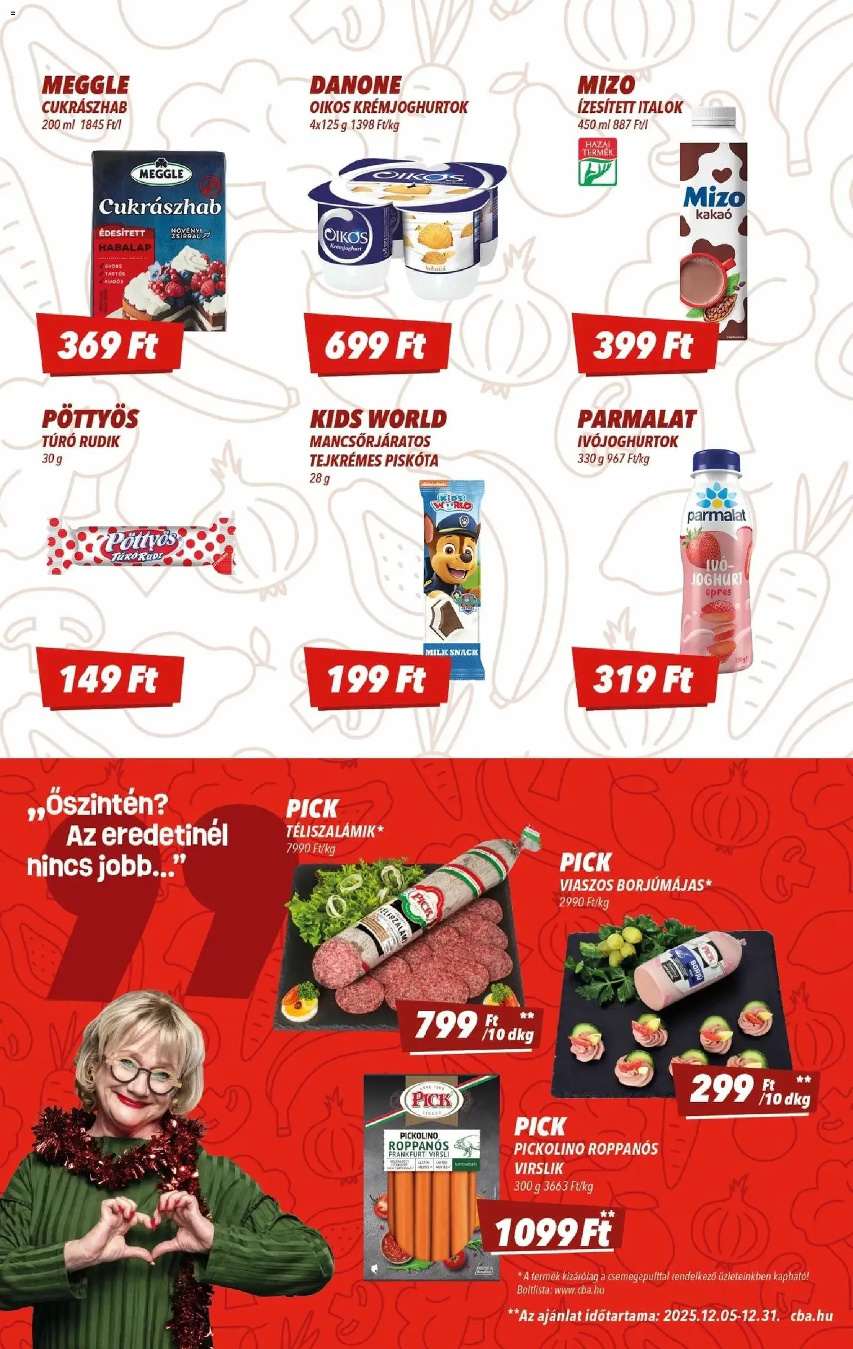 CBA Akciós újság - 2025.12.11. érvényes szórólap 3 oldal 12 oldalból